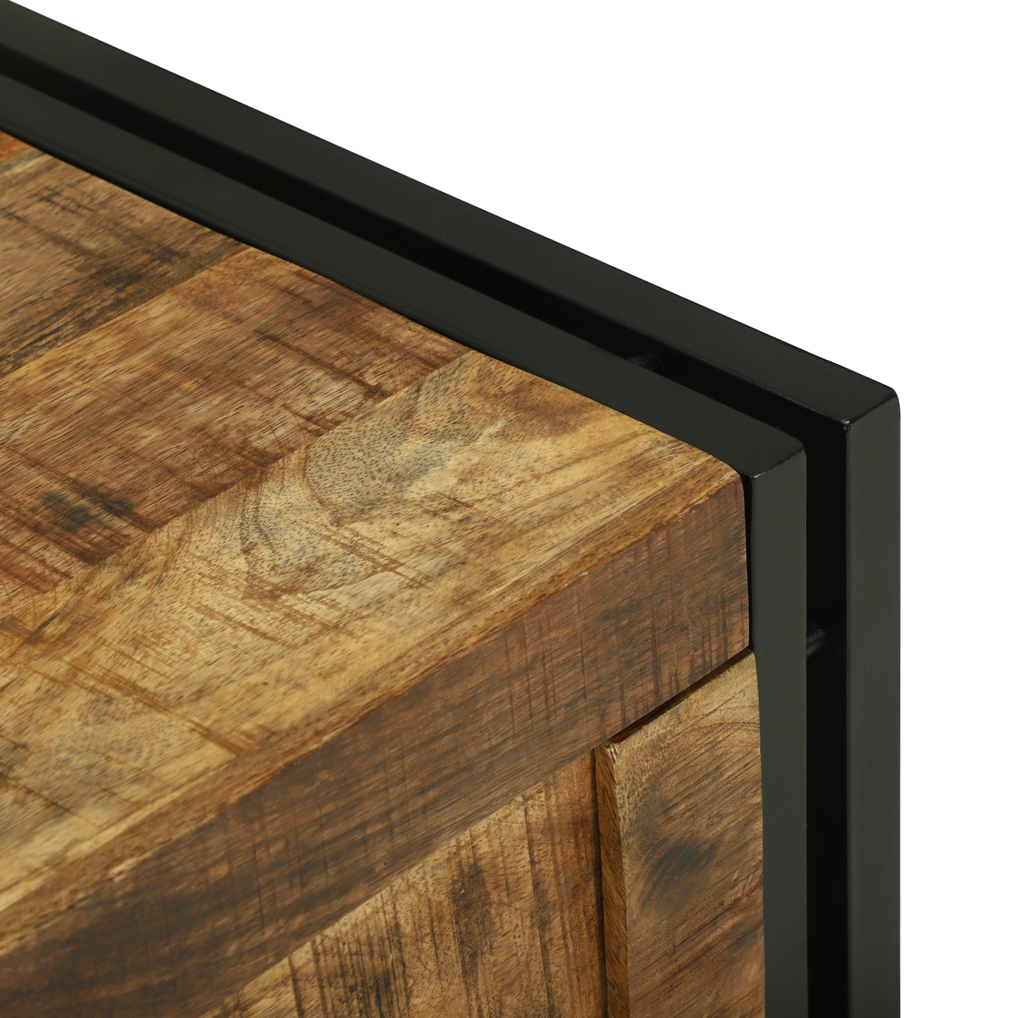 Oppbevaringsbenk 50x50x50 cm Solid Grov Mangotre