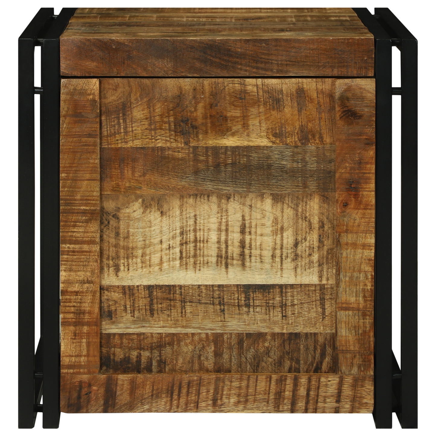 Oppbevaringsbenk 50x50x50 cm Solid Grov Mangotre
