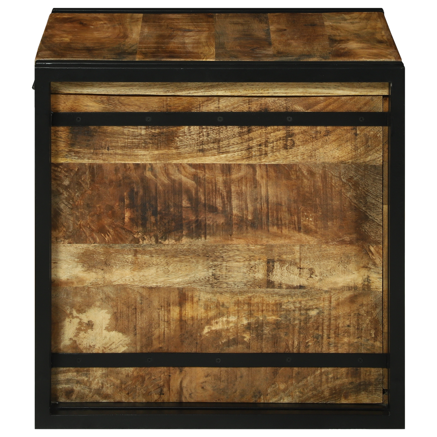 Oppbevaringsbenk 50x50x50 cm Solid Grov Mangotre
