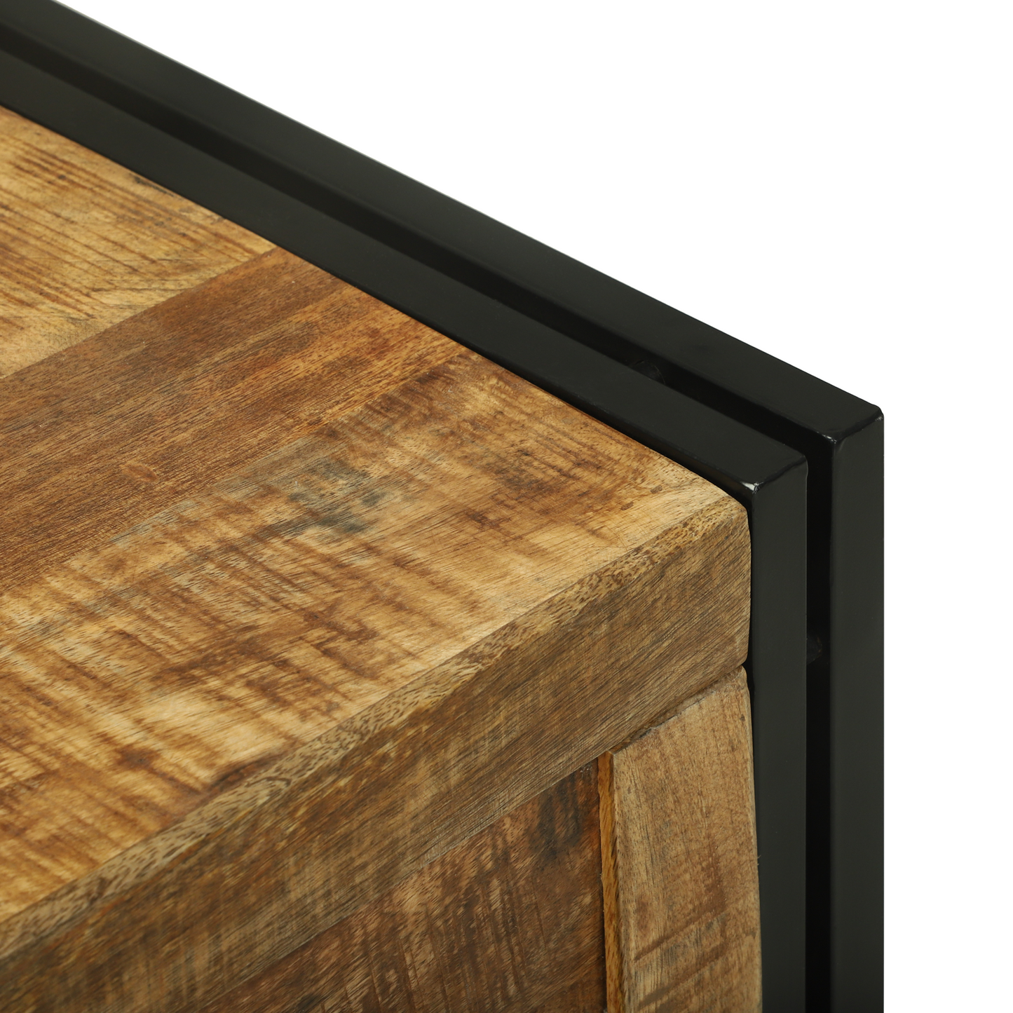 Oppbevaringsbenk 80x50x50 cm Solid Grov Mangotre