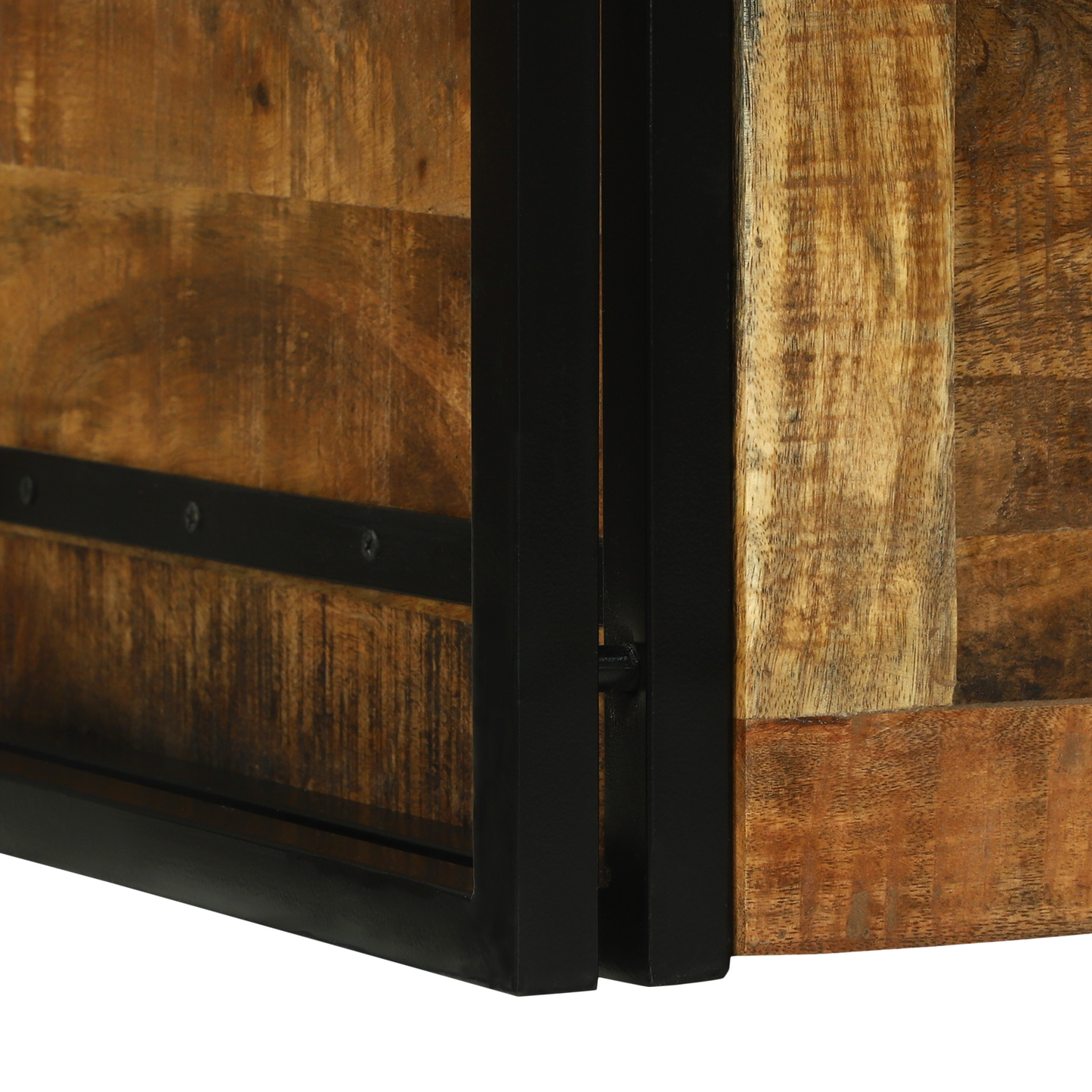 Oppbevaringsbenk 80x50x50 cm Solid Grov Mangotre