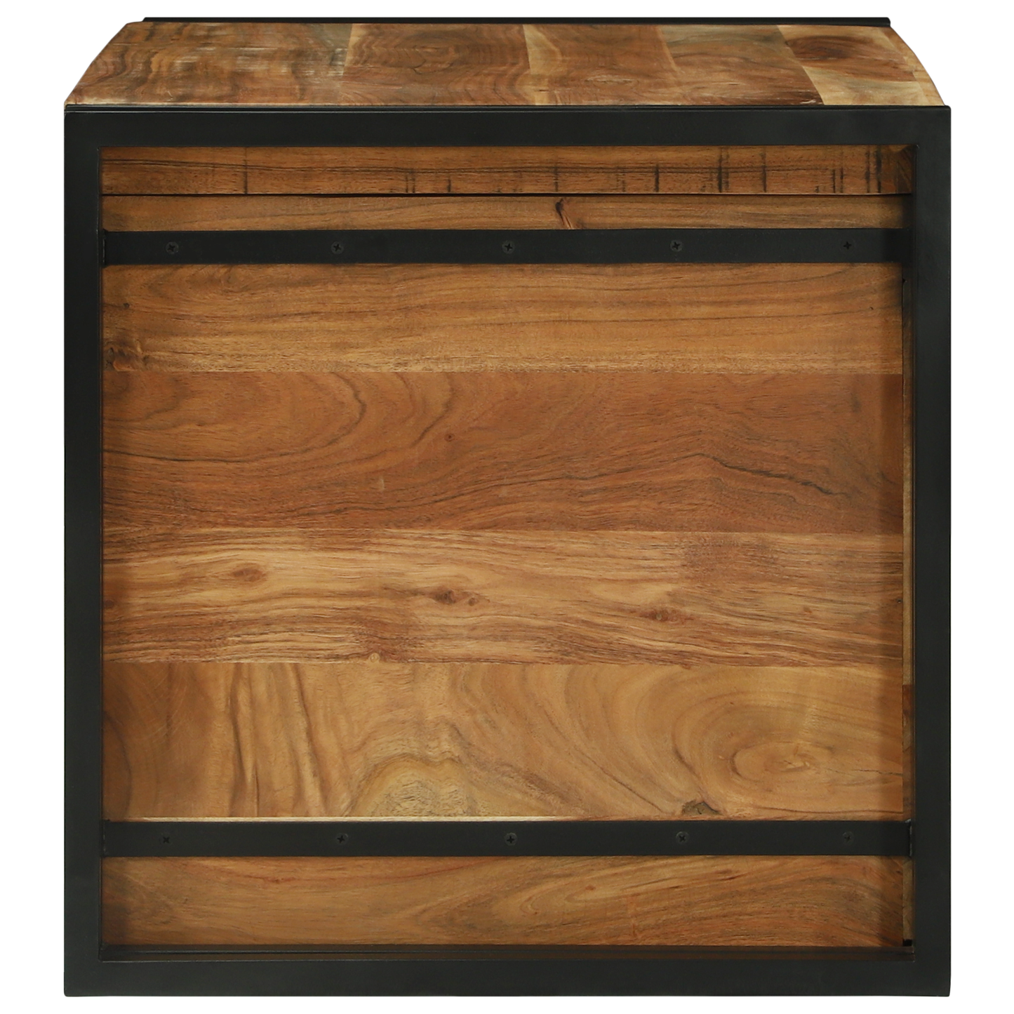 Oppbevaringsbenk 80x50x50 cm massivt akasietre