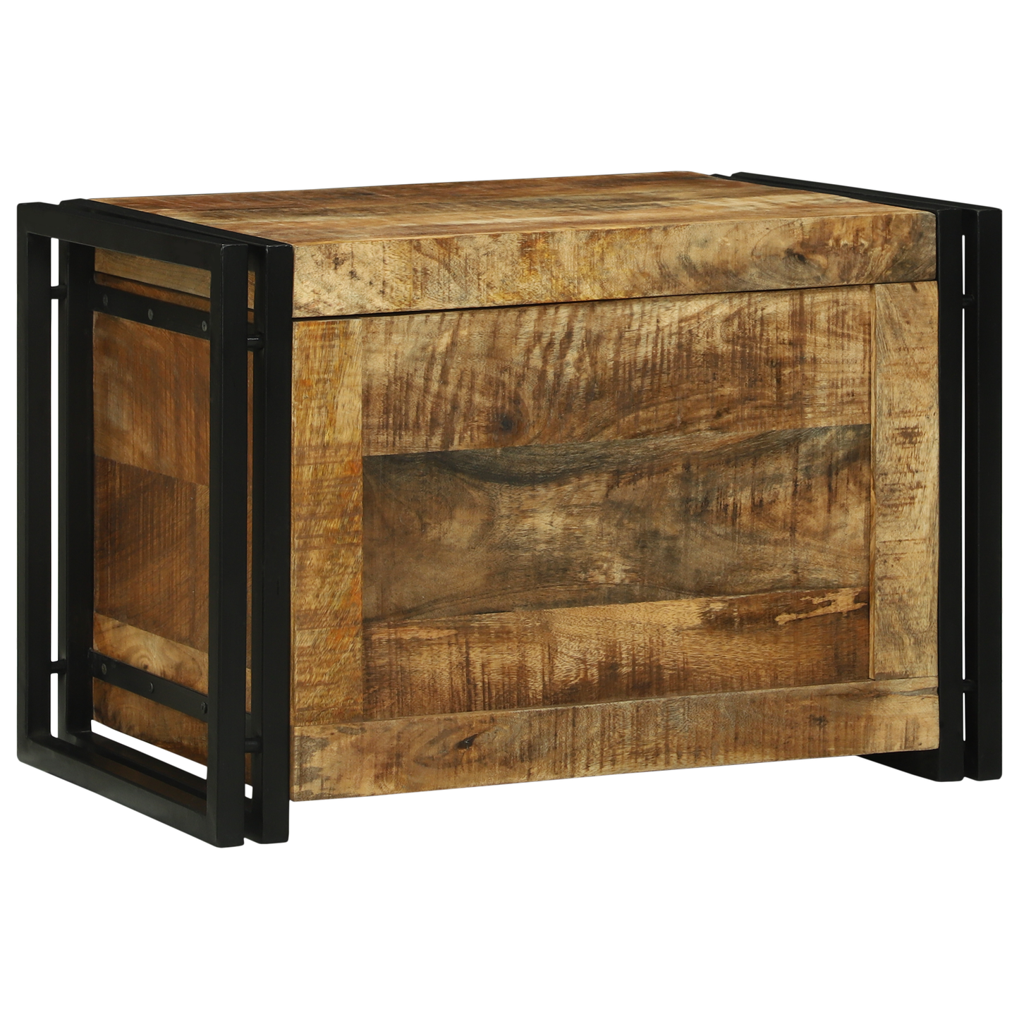 Oppbevaringsbenk 60x40x41 cm Solid Grov Tre Mango