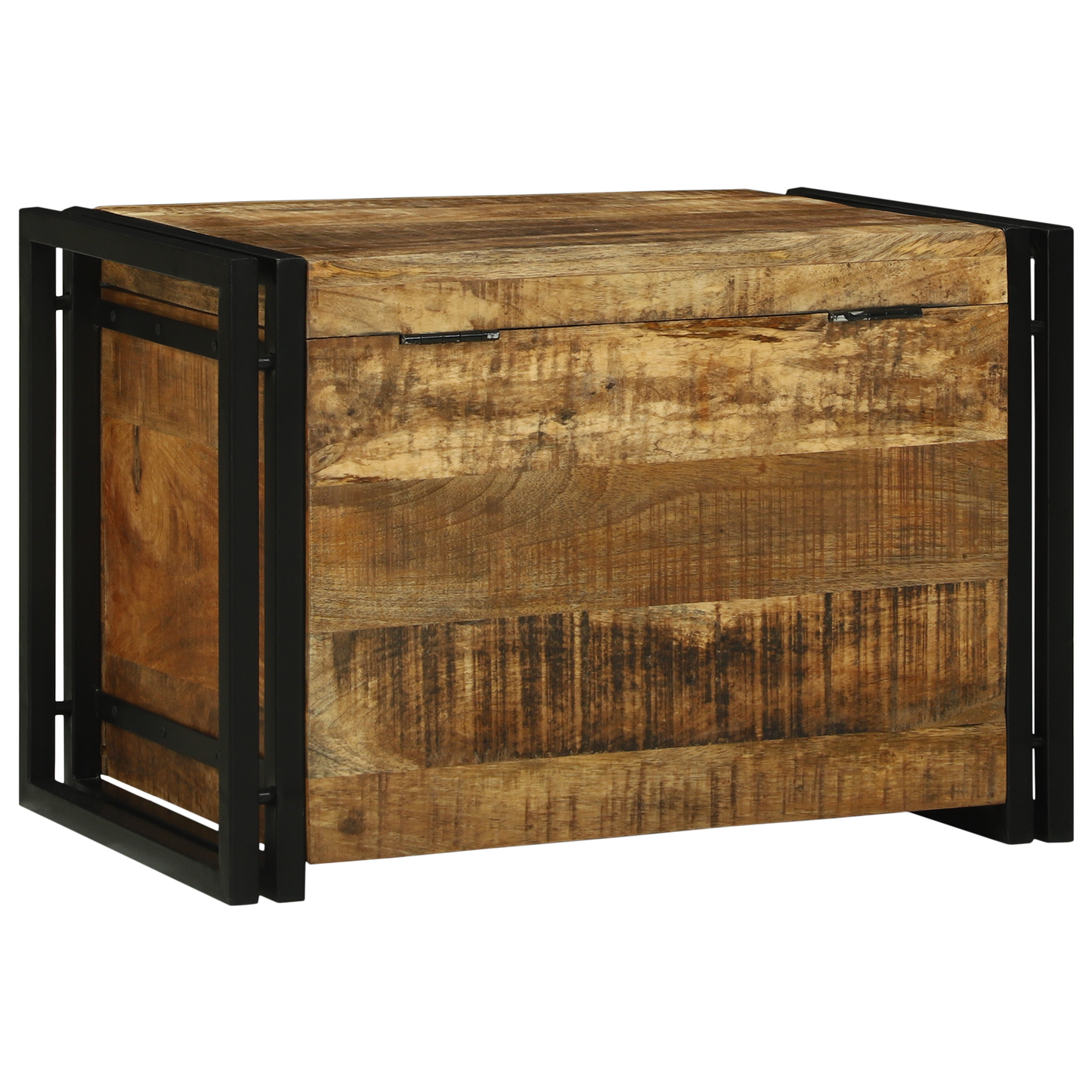 Oppbevaringsbenk 60x40x41 cm Solid Grov Tre Mango