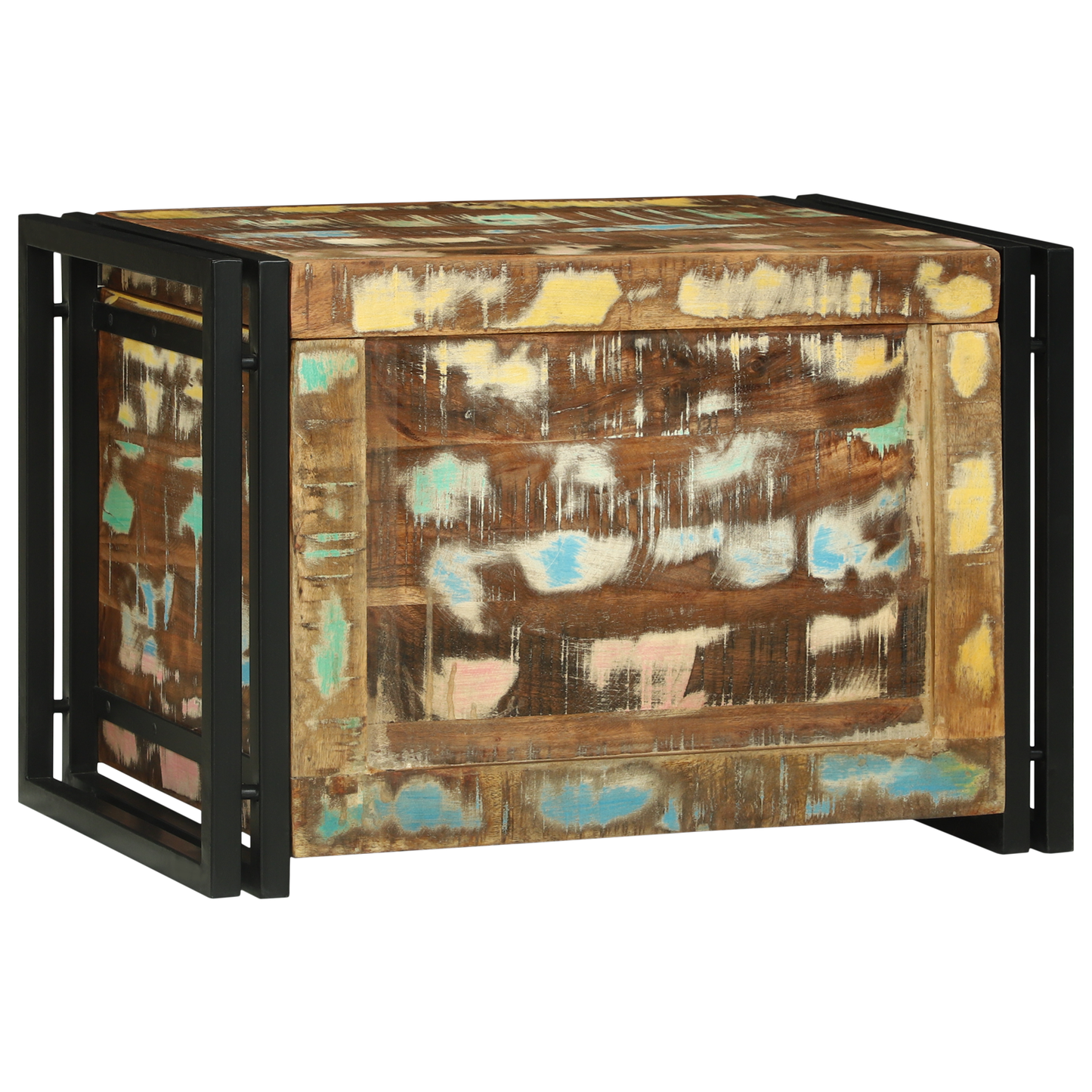 Oppbevaringsbenk 60x40x41 cm Solid Tre Gjenvunnet