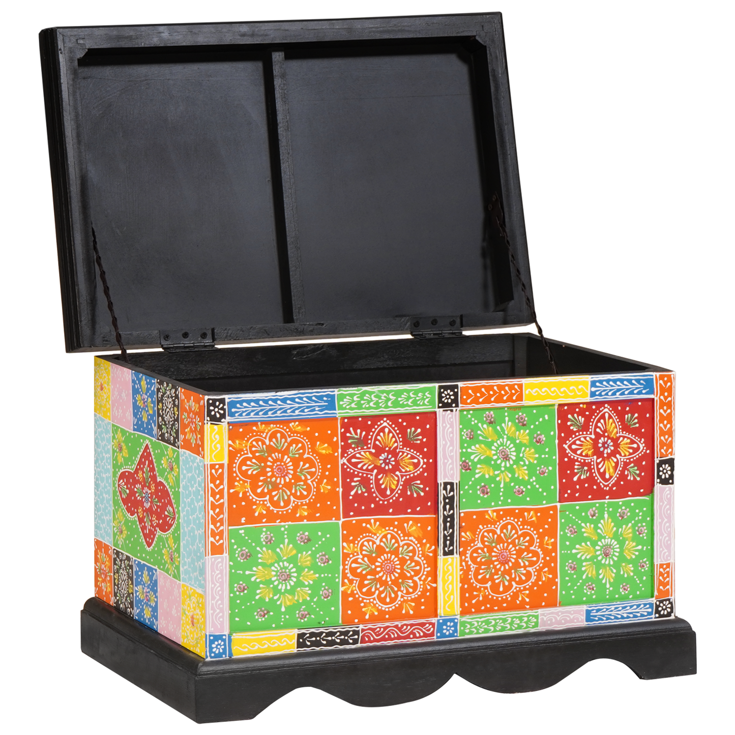 Oppbevaringsbenk 60x40x40 cm Solid Tre Mango
