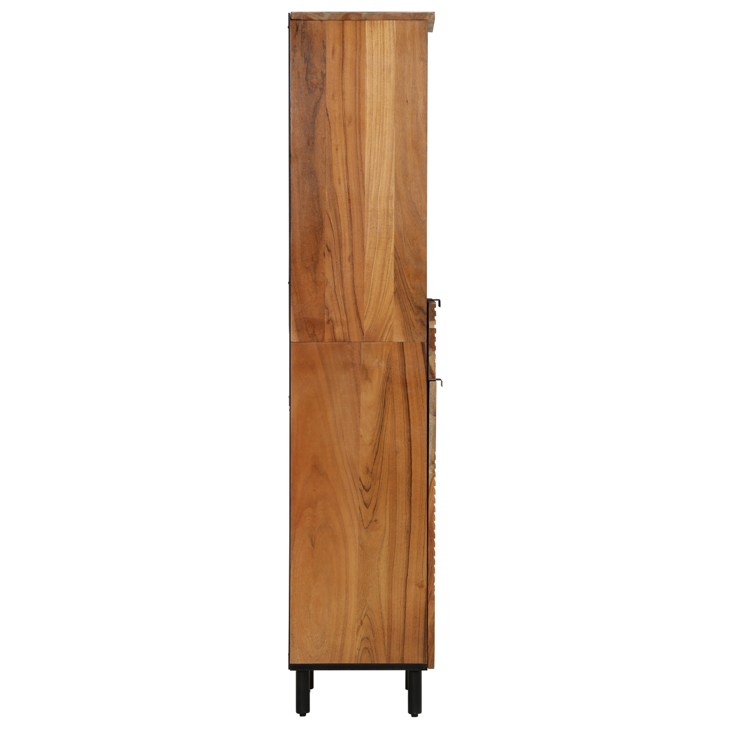 Baderomsskap 38x33x160 cm Solid Akasietre
