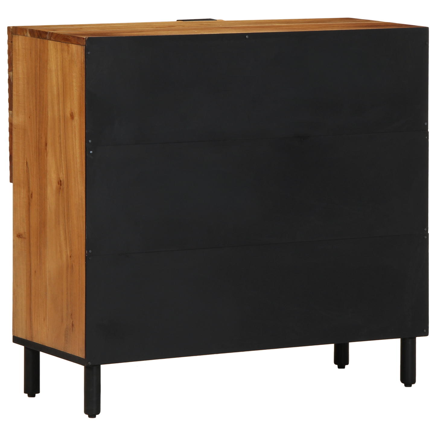 Skap Tre 80x33x75 cm Massivt Akasietre