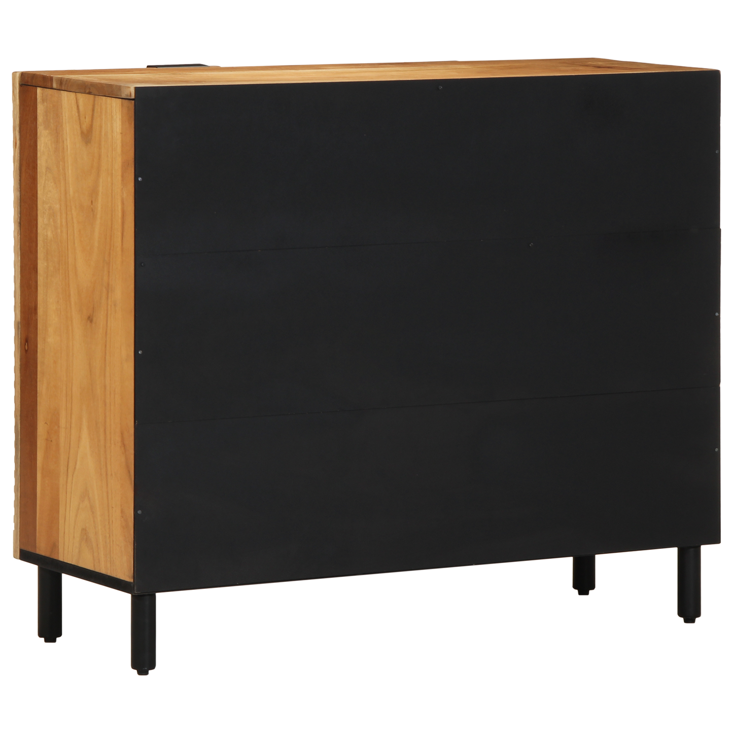 Skap Tre 90x33x75 cm Massivt Akasietre