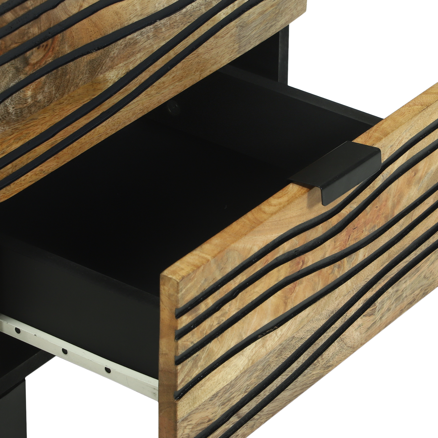 Nattbord Sengbord Tre 40x33.5x46 cm massivt mangotre og
