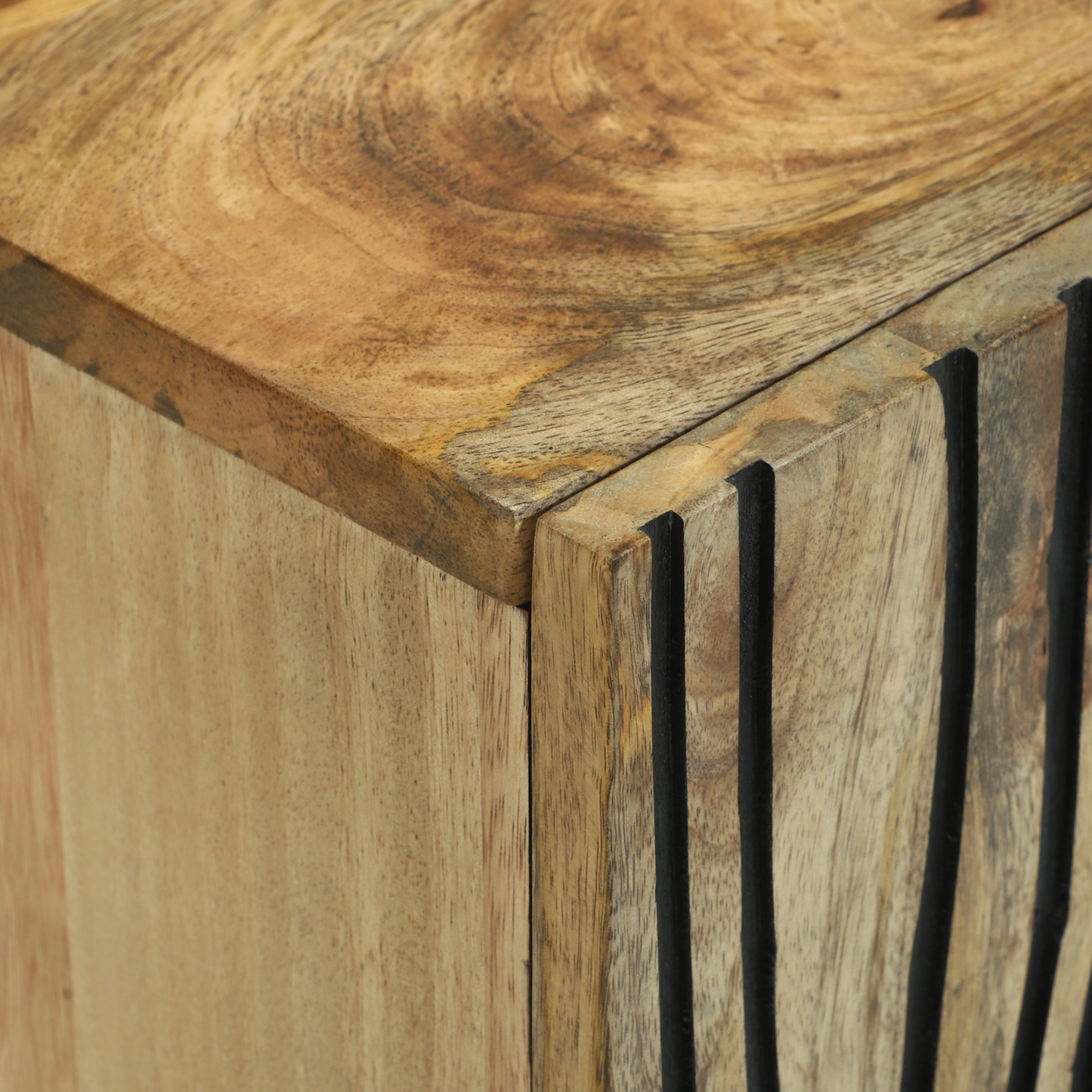 TV-Møbel Tre TV-skap 105x33,5x46 cm Massivt Tre Mangotre og