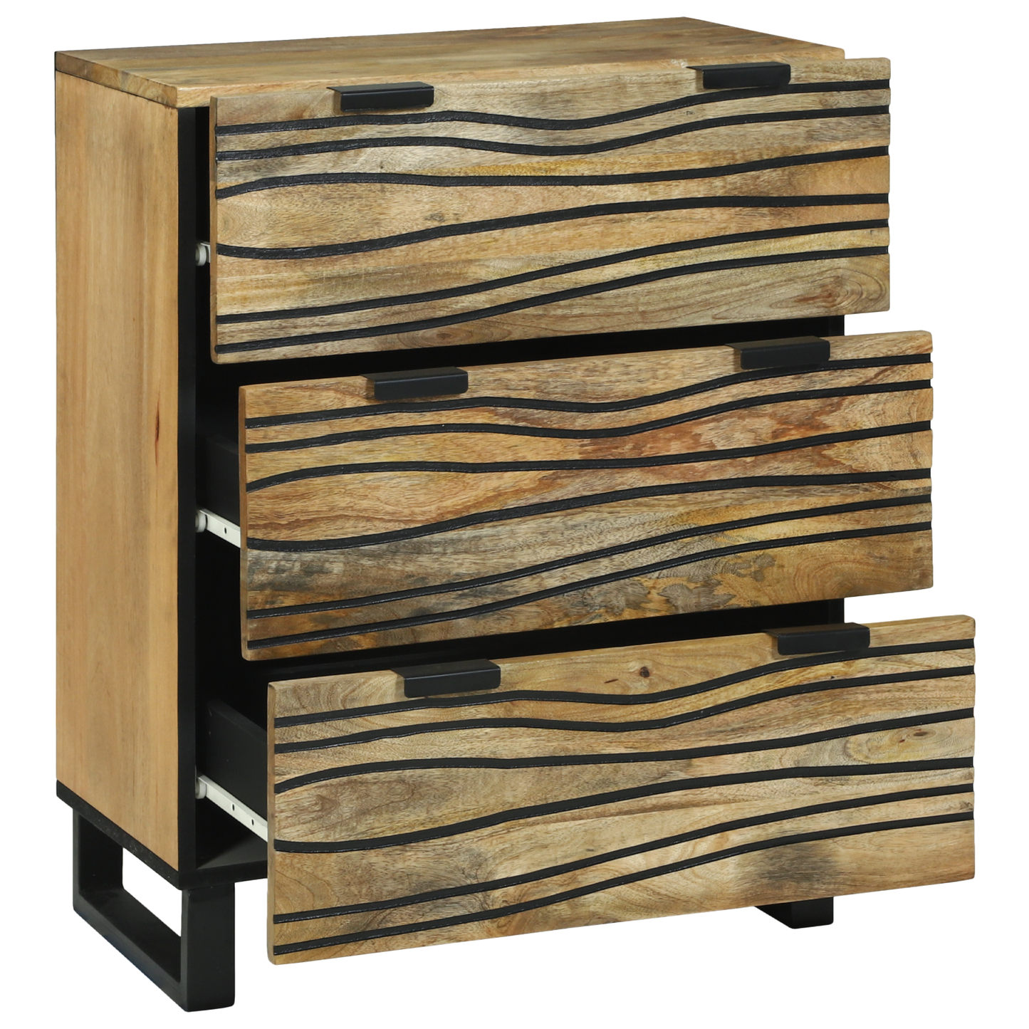 Skjenk Tre 60x33.5x75 cm Massivt Mangotre