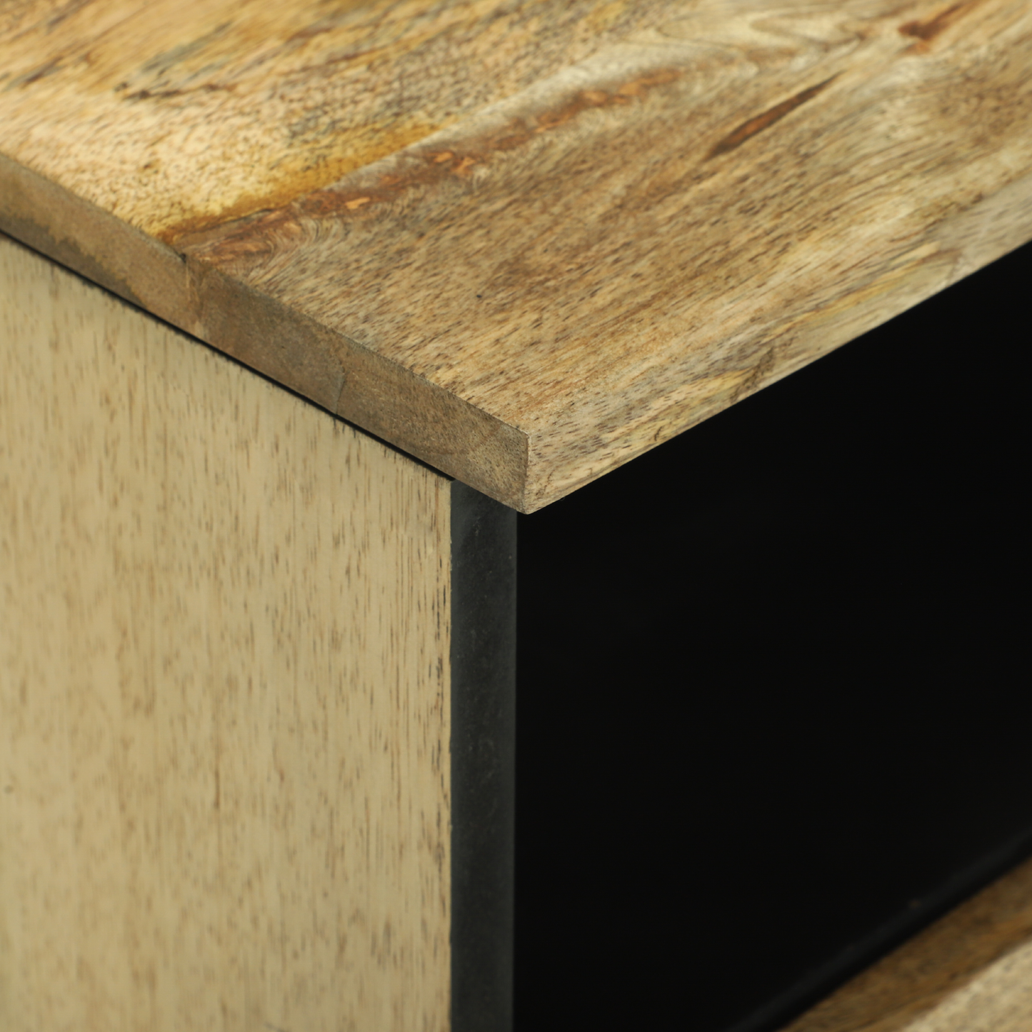 Nattbord Sengbord Tre 40x33x46 cm Massivt Tre Mango