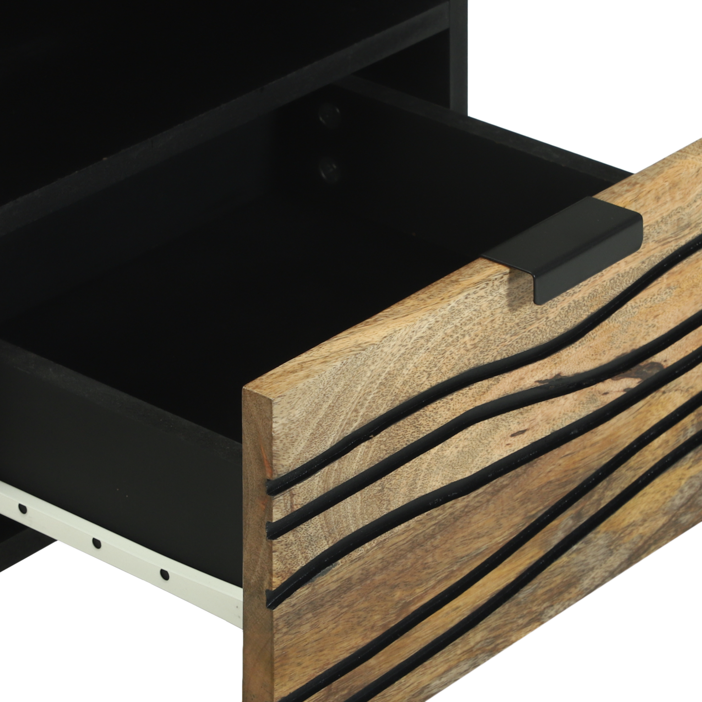 Nattbord Sengbord Tre 40x33x46 cm Massivt Tre Mango