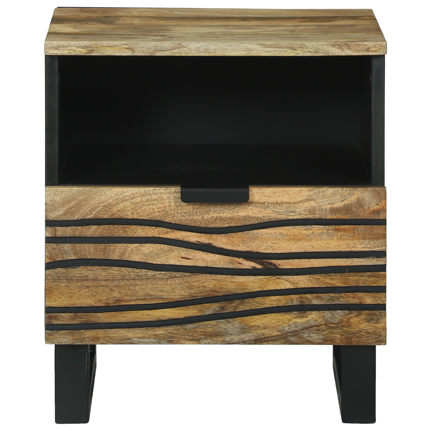 Nattbord Sengbord Tre 40x33x46 cm Massivt Tre Mango