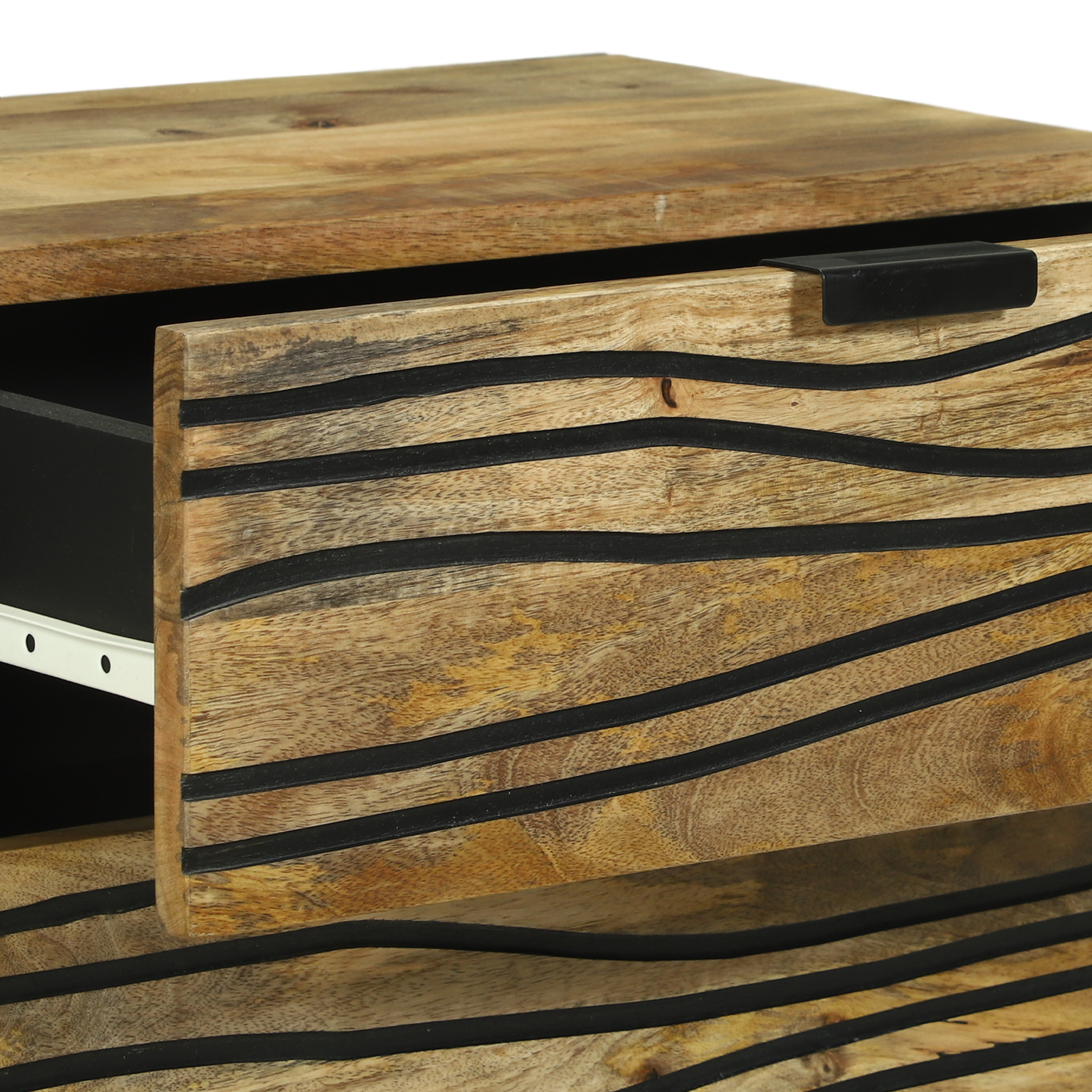 Nattbord Sengbord Tre 50x33x60 cm Heltre Mango