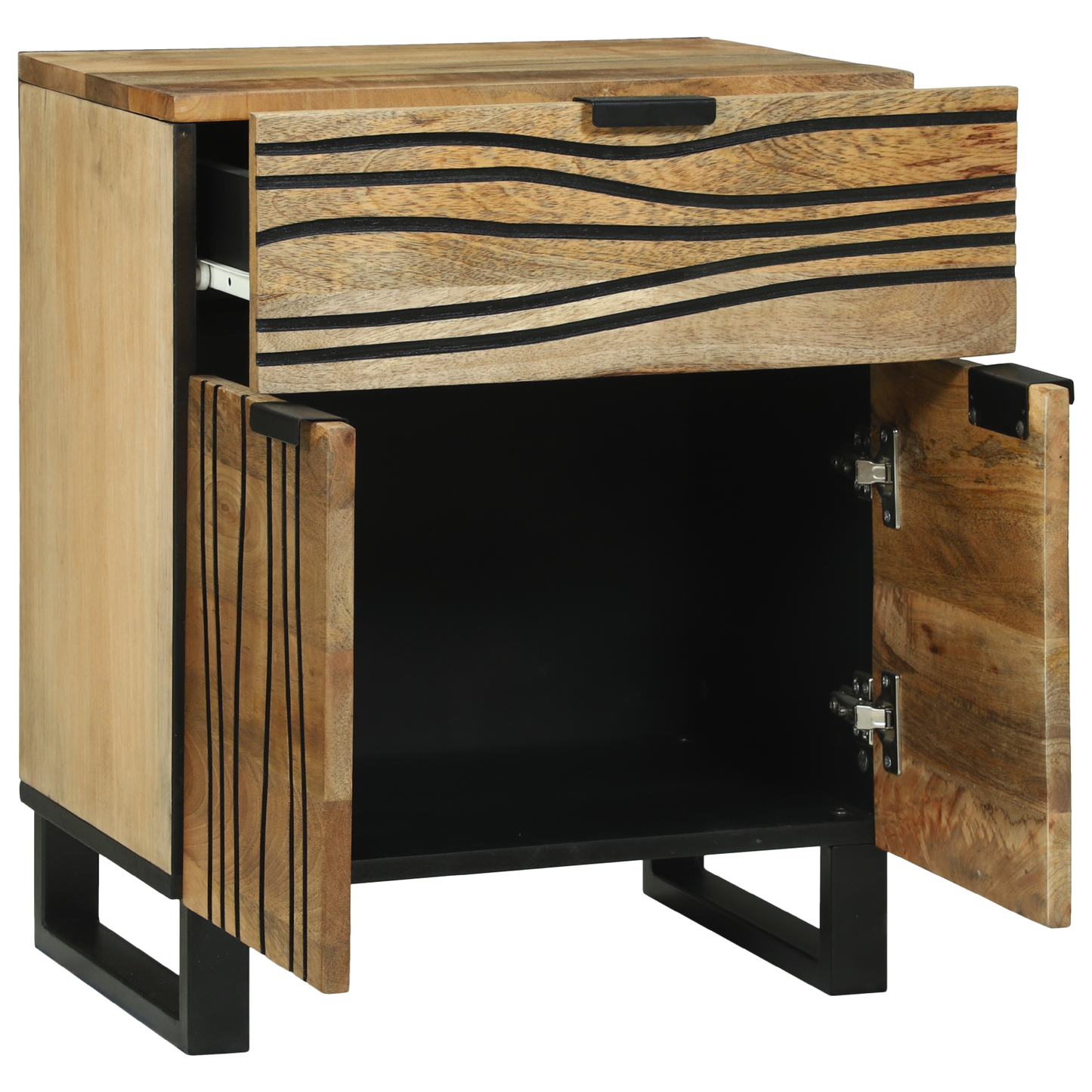 Nattbord Sengbord Tre 50x33x60 cm Solid mangotre