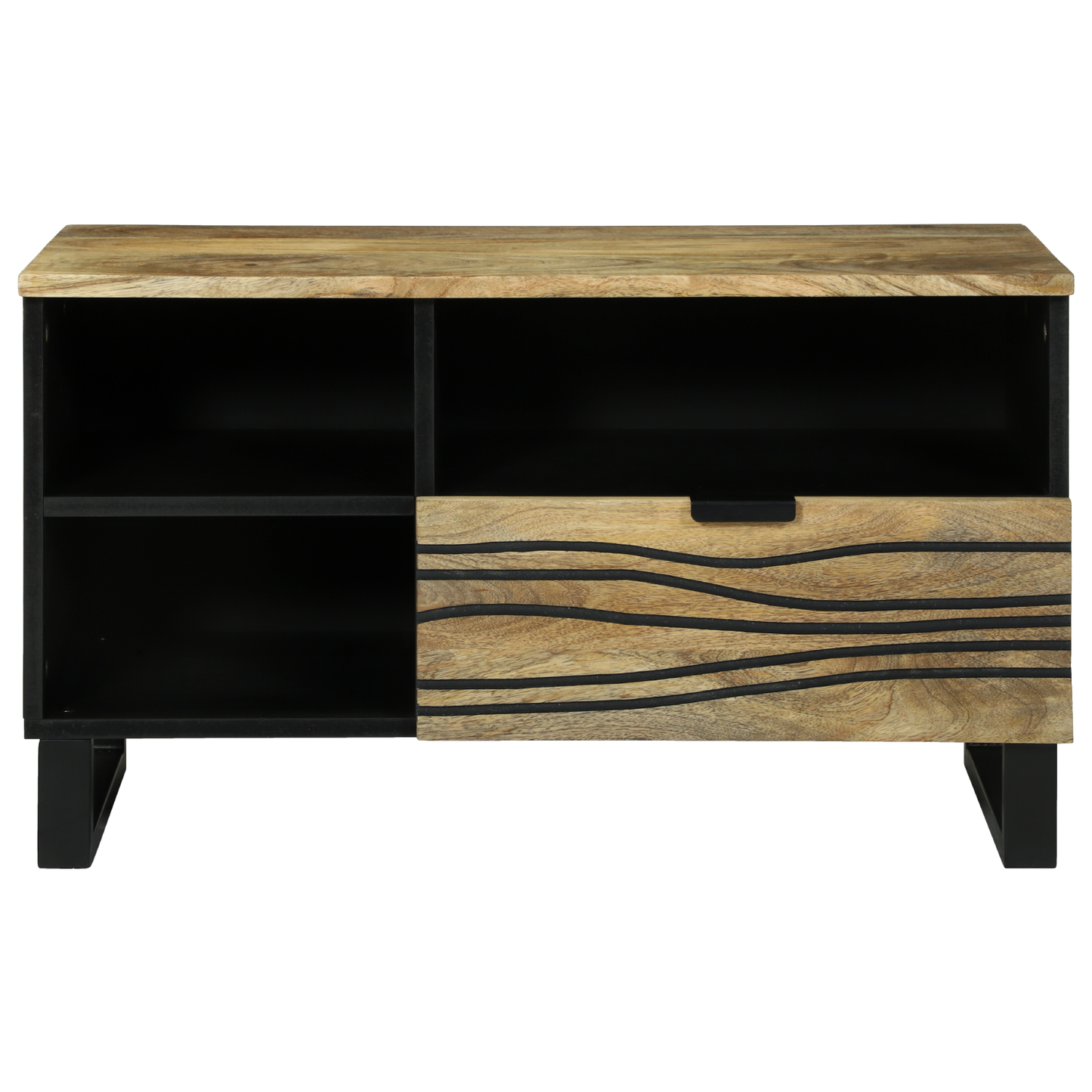 TV-Møbel Brun Media lagringsskap 80 x 33.5 x 46 cm heltre mango