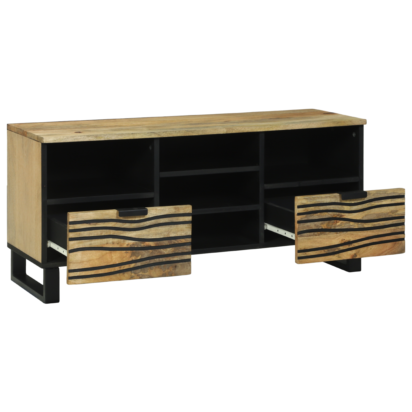 TV-Møbel Tre TV-skap 100x33.5x46 cm Solid mangotre