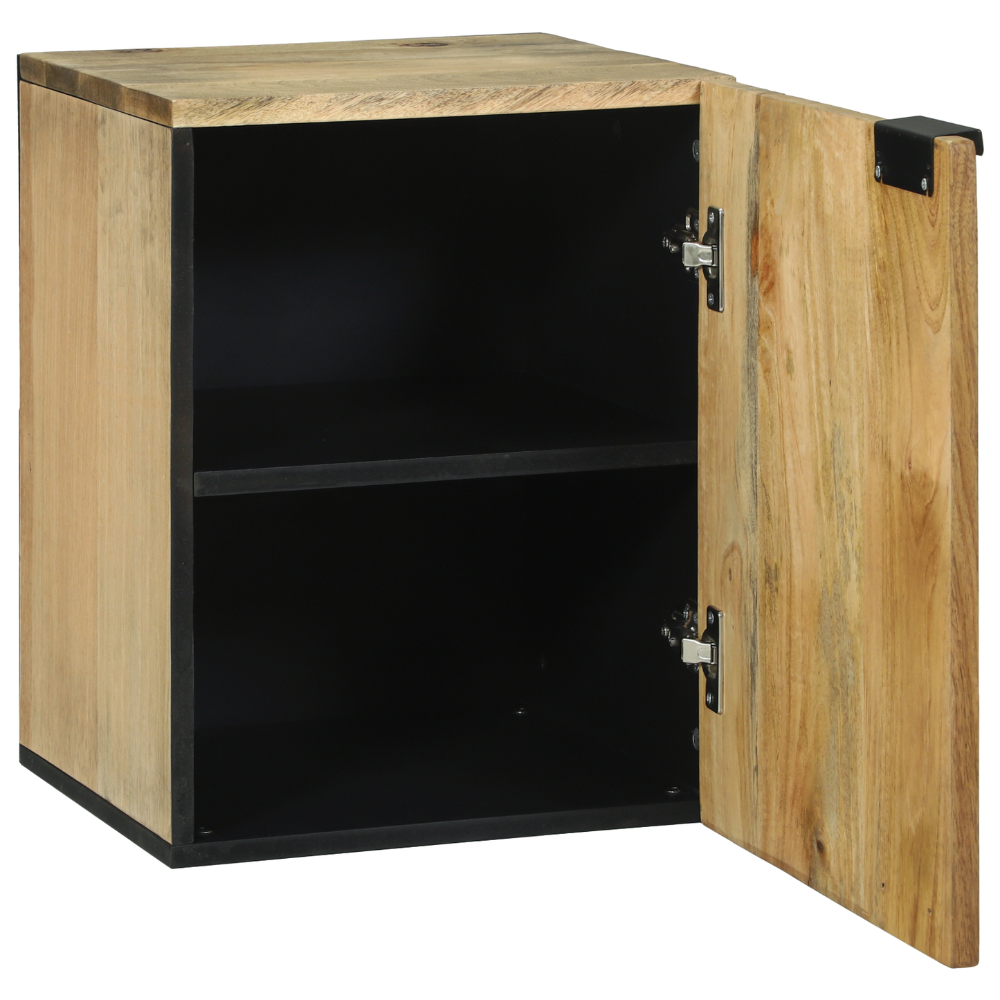 Baderomskap - 38 x 33,5 x 48 cm, Laget av solid og konstruert tre.