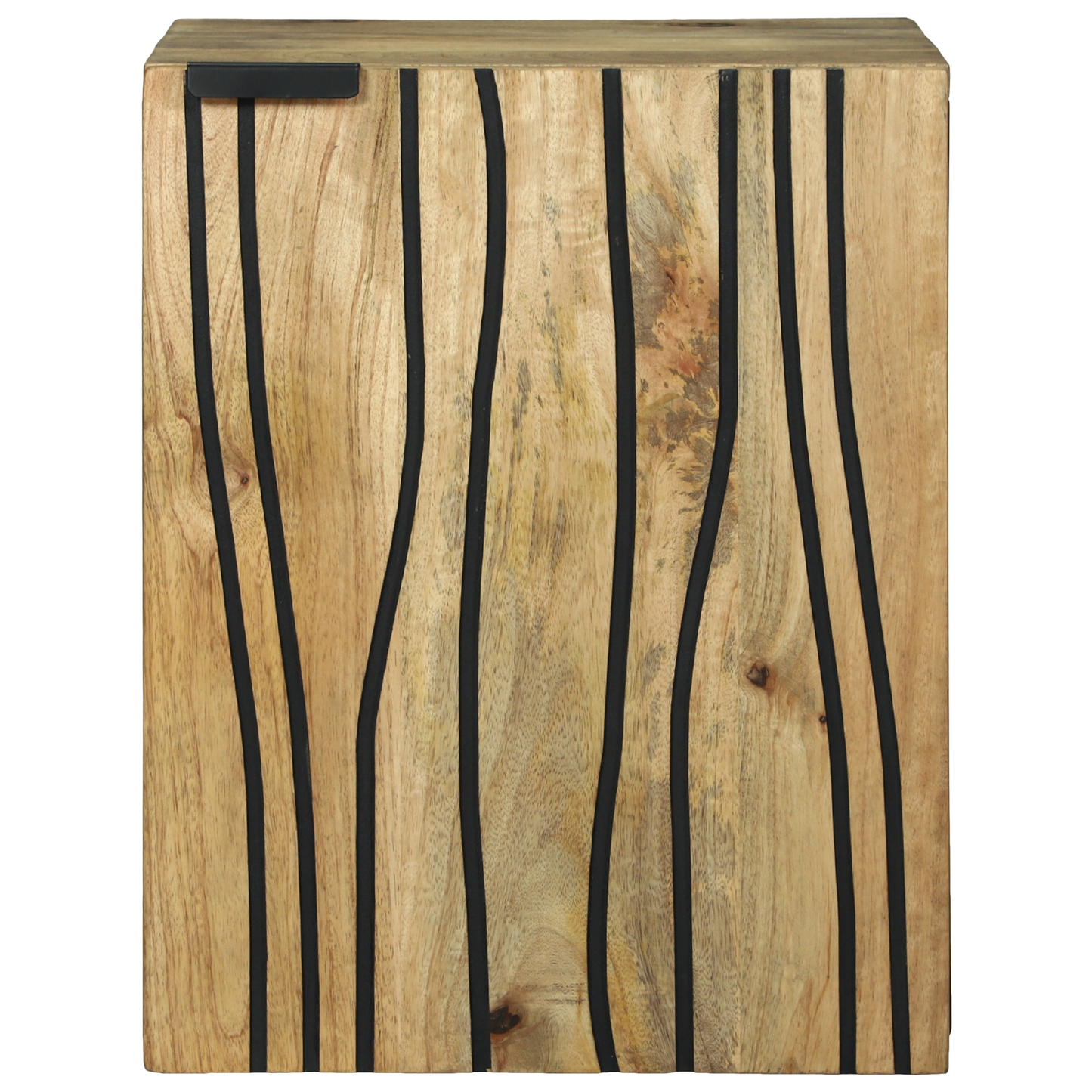 Baderomskap - 38 x 33,5 x 48 cm, Laget av solid og konstruert tre.
