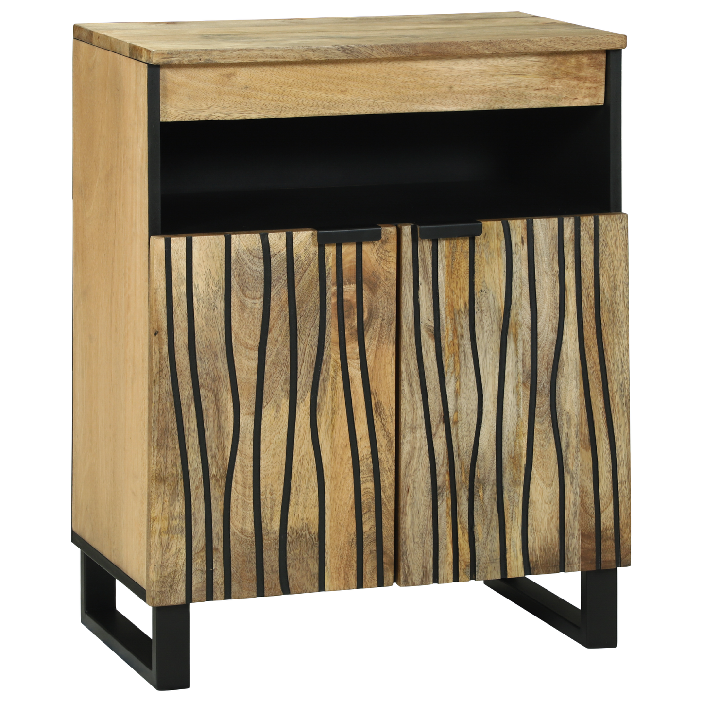 Skjenk Tre 60x33.5x75 cm Massivt Tre Mango