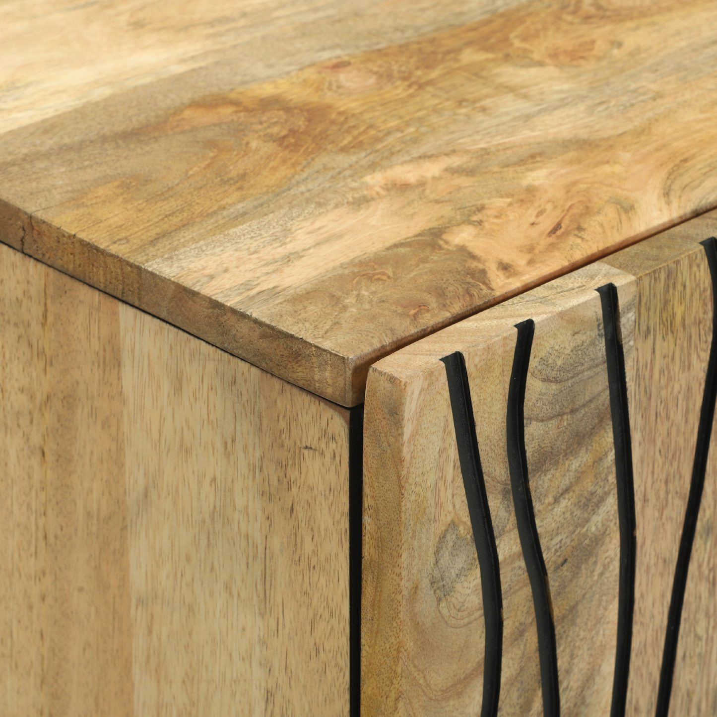 Skjenk Tre 60x33.5x75 cm massivt mangotre ogt tre