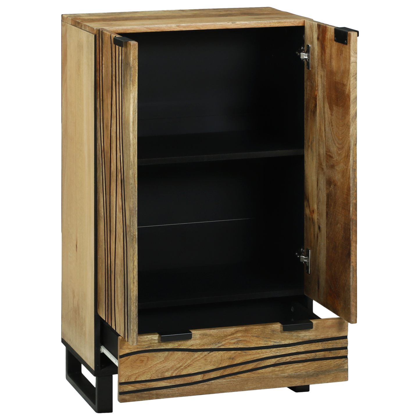 Skap Tre 60x33.5x100 cm Massivt Tre Mangotre