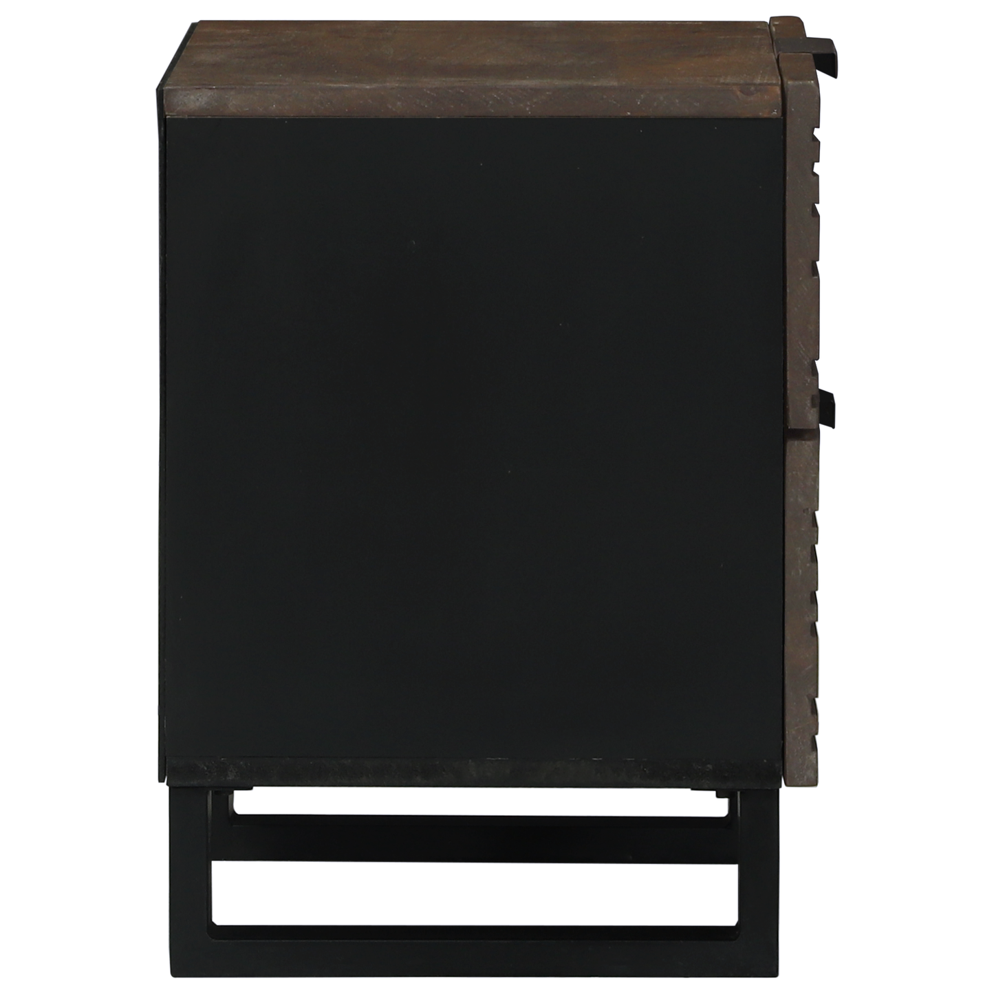 Nattbord Sengbord Tre med skuff Valnøtt 40 x 33.5 x 46 cm