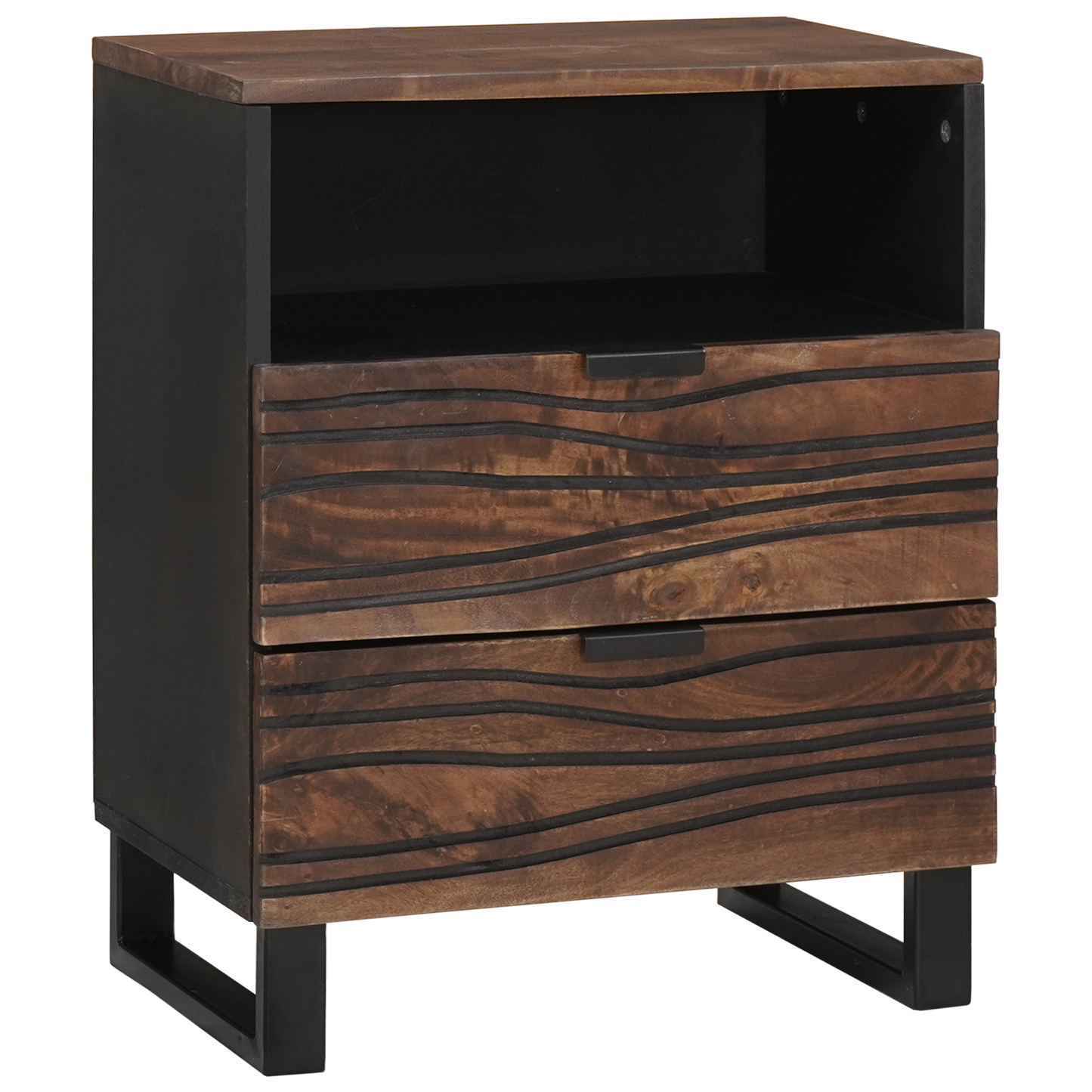 Nattbord Sengbord Tre 50x33x60 cm Solid Tre Mango