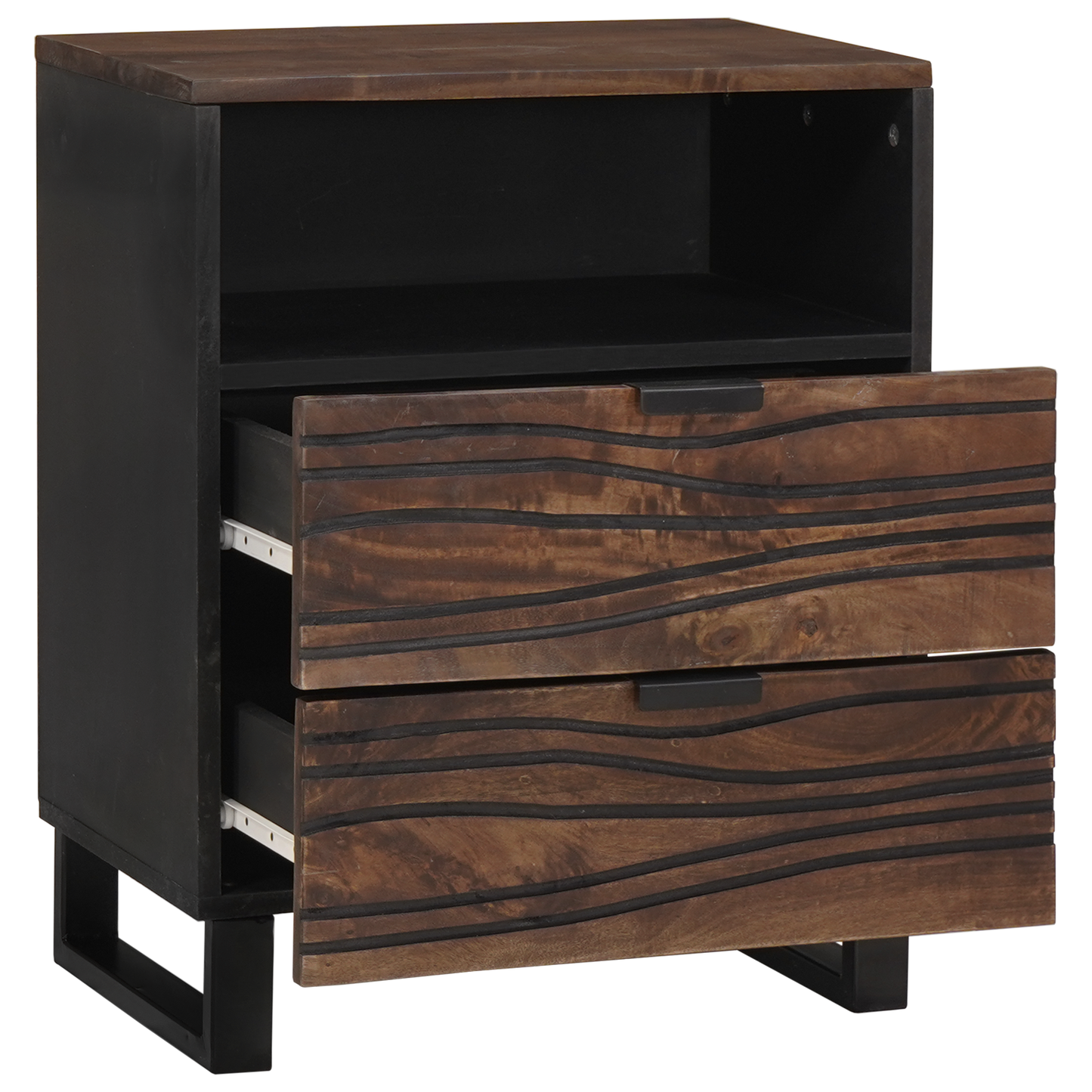 Nattbord Sengbord Tre 50x33x60 cm Solid Tre Mango