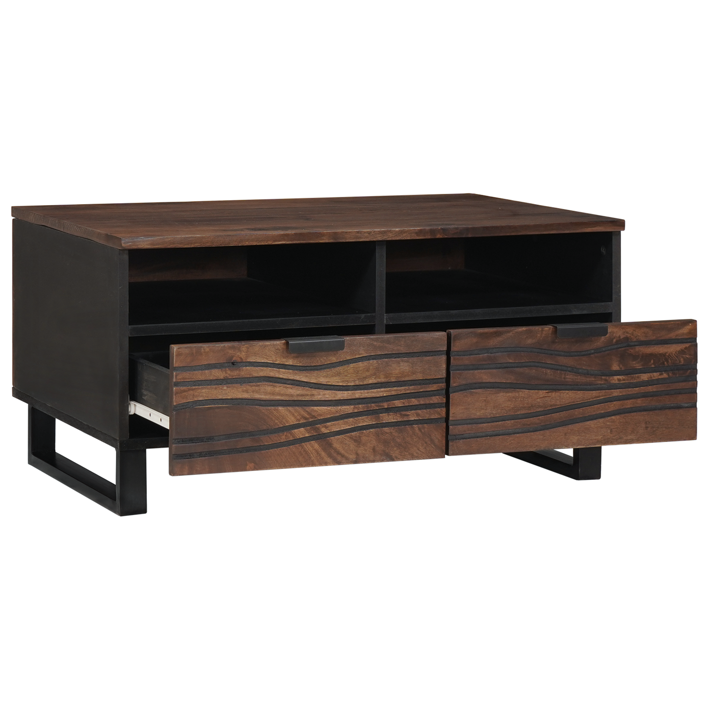 Salongbord Sofabord Tre 80x54x40 cm Solid Mango Wood