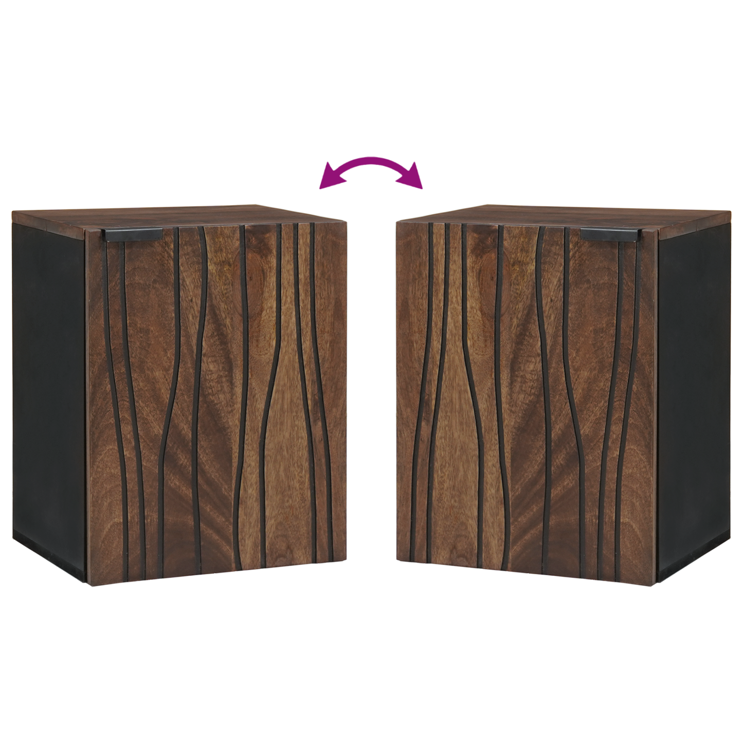 Bad Hengekabinett - 38x33.5x48 cm av Massivt Tre