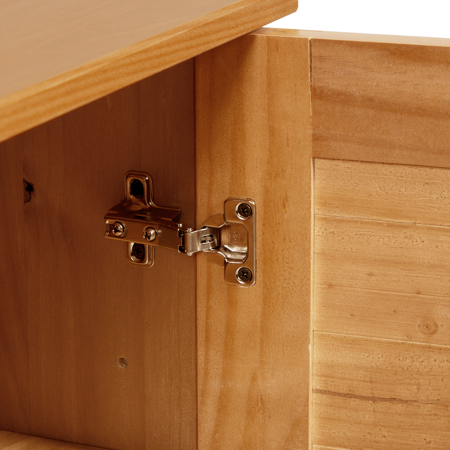 Baderomsskap honningbrun 68 x 34 x 80 cm Heltre furu
