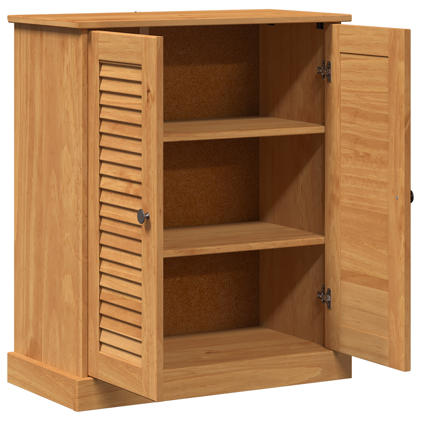 Baderomsskap honningbrun 68 x 34 x 80 cm Heltre furu