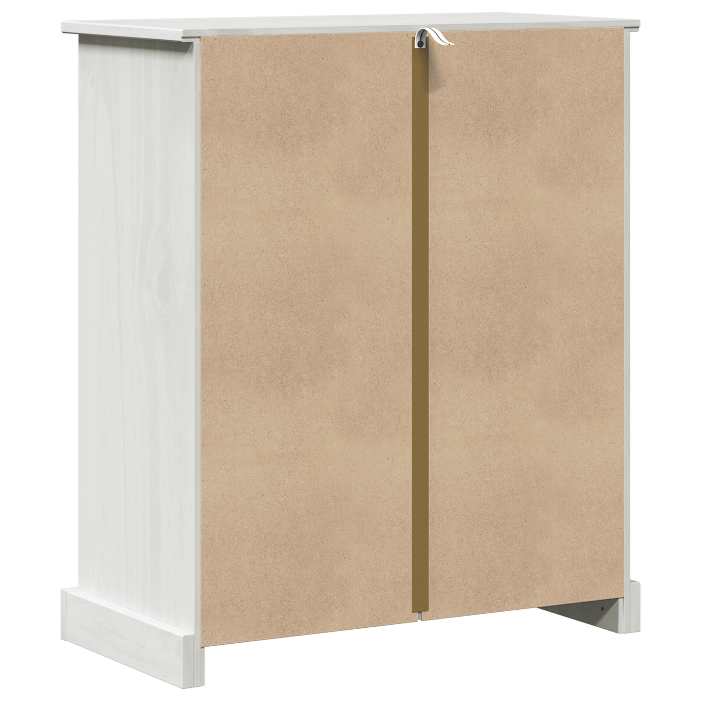 Baderomsskap med lagring Hvit 68 x 34 x 80 cm Heltre furu