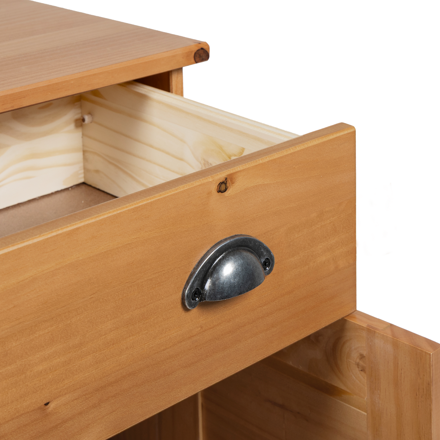 Baderomsskap honningbrun 68 x 34 x 80 cm Heltre furu