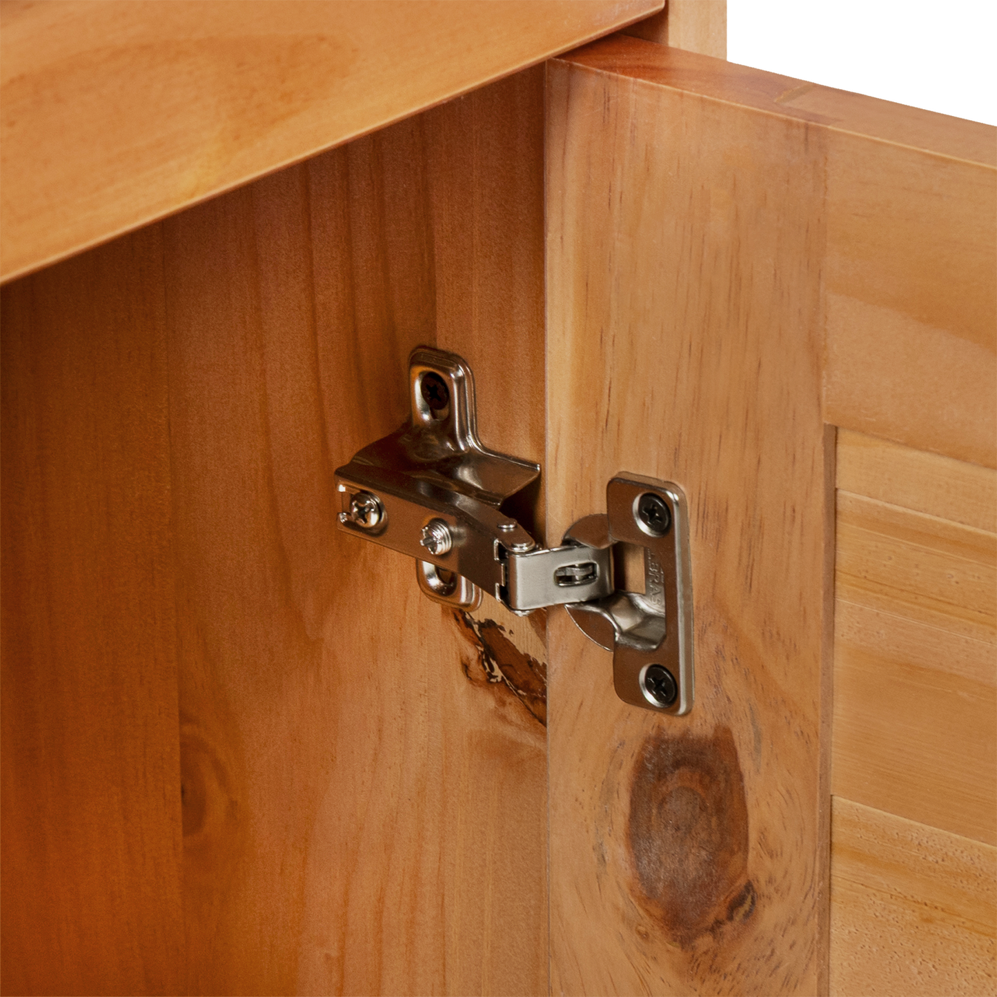 Baderomsskap honningbrun 68 x 34 x 80 cm Heltre furu