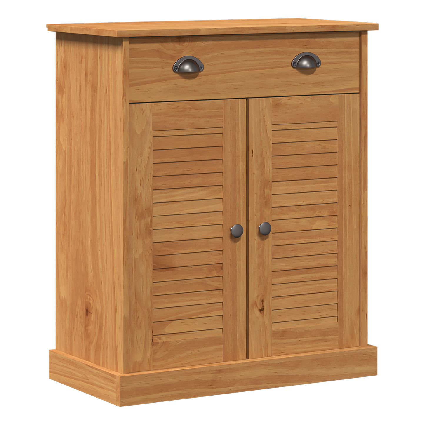 Baderomsskap honningbrun 68 x 34 x 80 cm Heltre furu