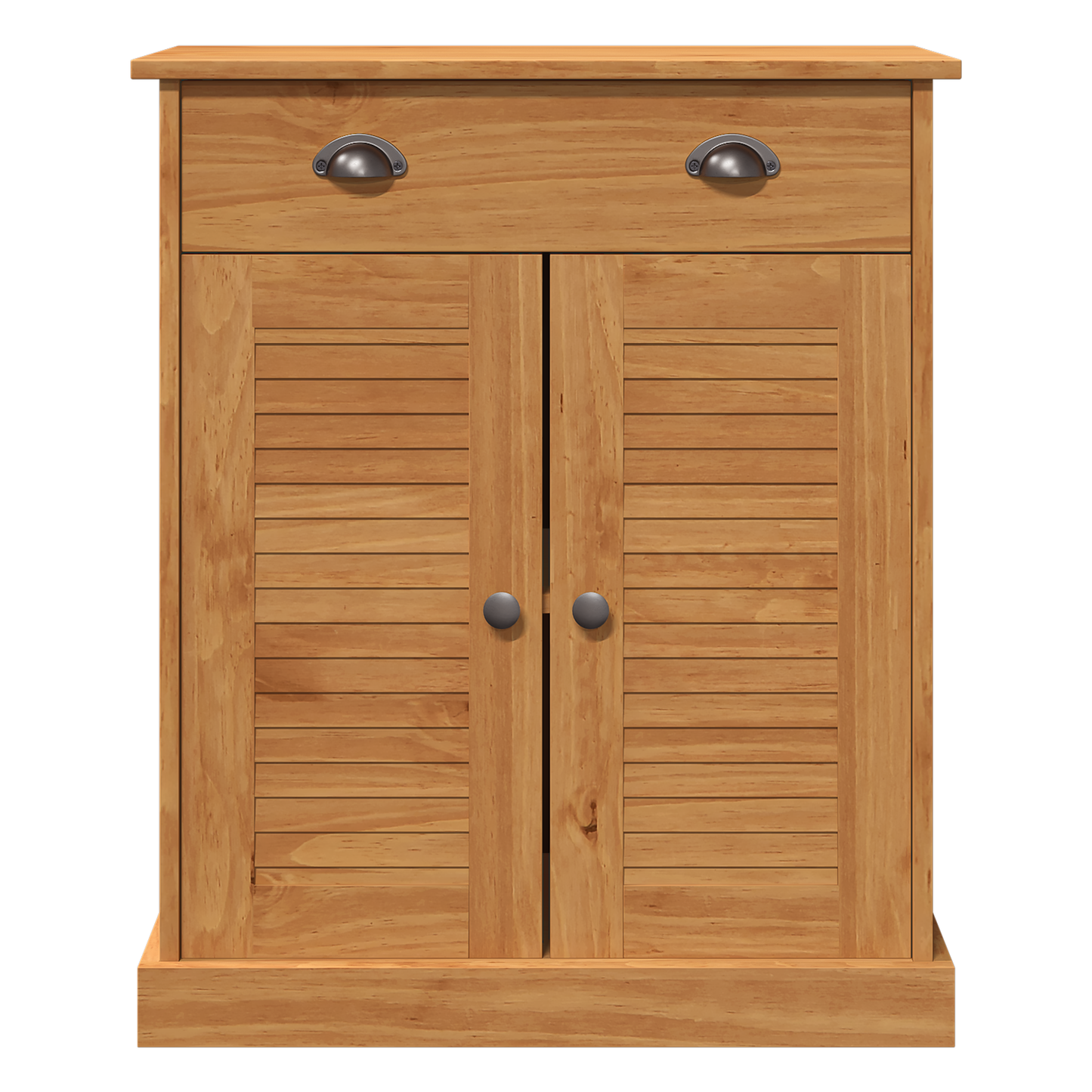 Baderomsskap honningbrun 68 x 34 x 80 cm Heltre furu