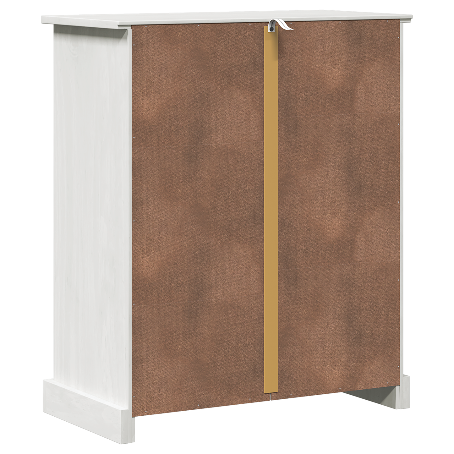 Baderomsskap med lagring Hvit 68 x 34 x 80 cm Heltre furu