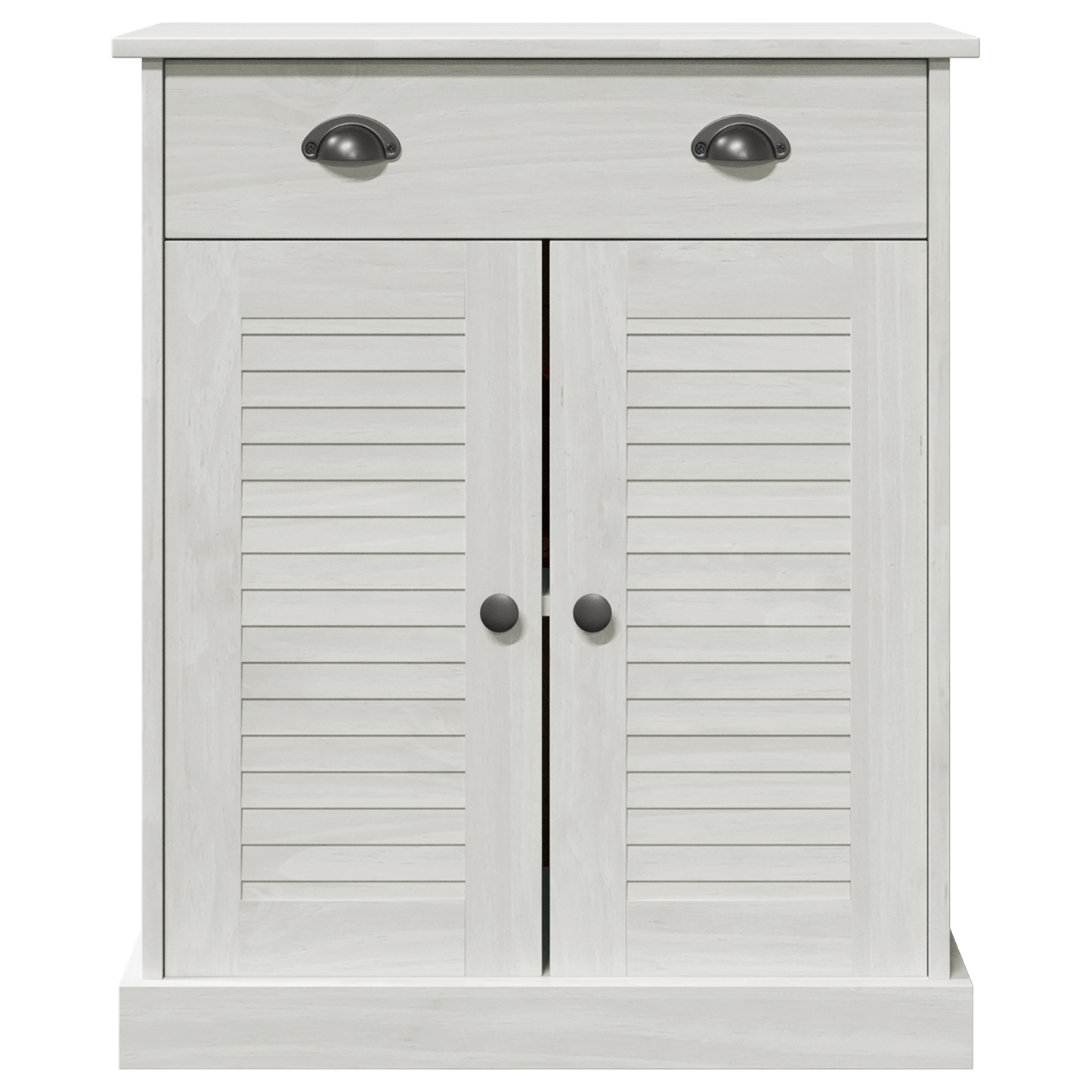 Baderomsskap med lagring Hvit 68 x 34 x 80 cm Heltre furu