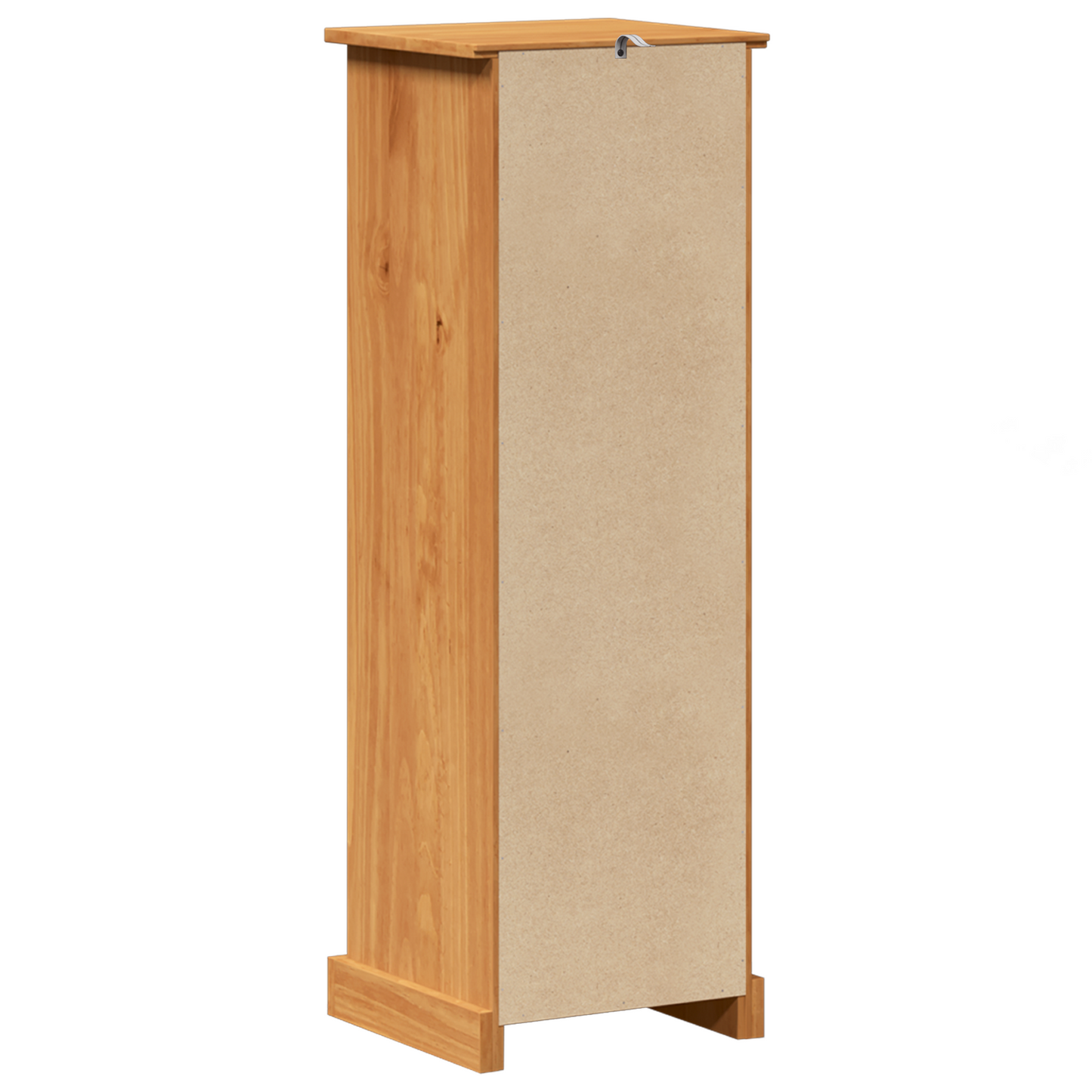 Baderomsskap honningbrun 37 x 34 x 110 cm Heltre furu
