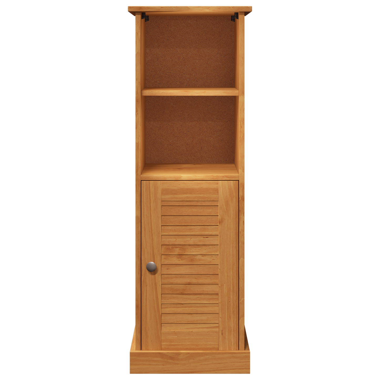 Baderomsskap honningbrun 37 x 34 x 110 cm Heltre furu