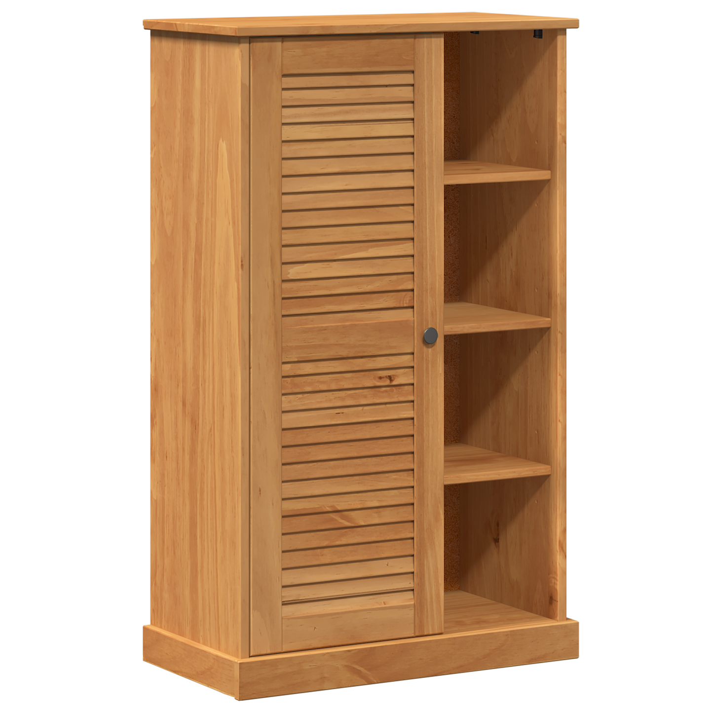 Baderomsskap honningbrun 68 x 34 x 110 cm Heltre furu