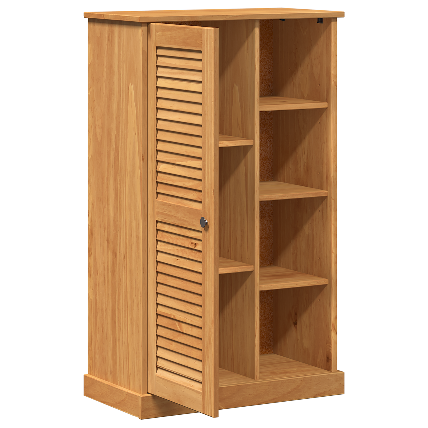 Baderomsskap honningbrun 68 x 34 x 110 cm Heltre furu
