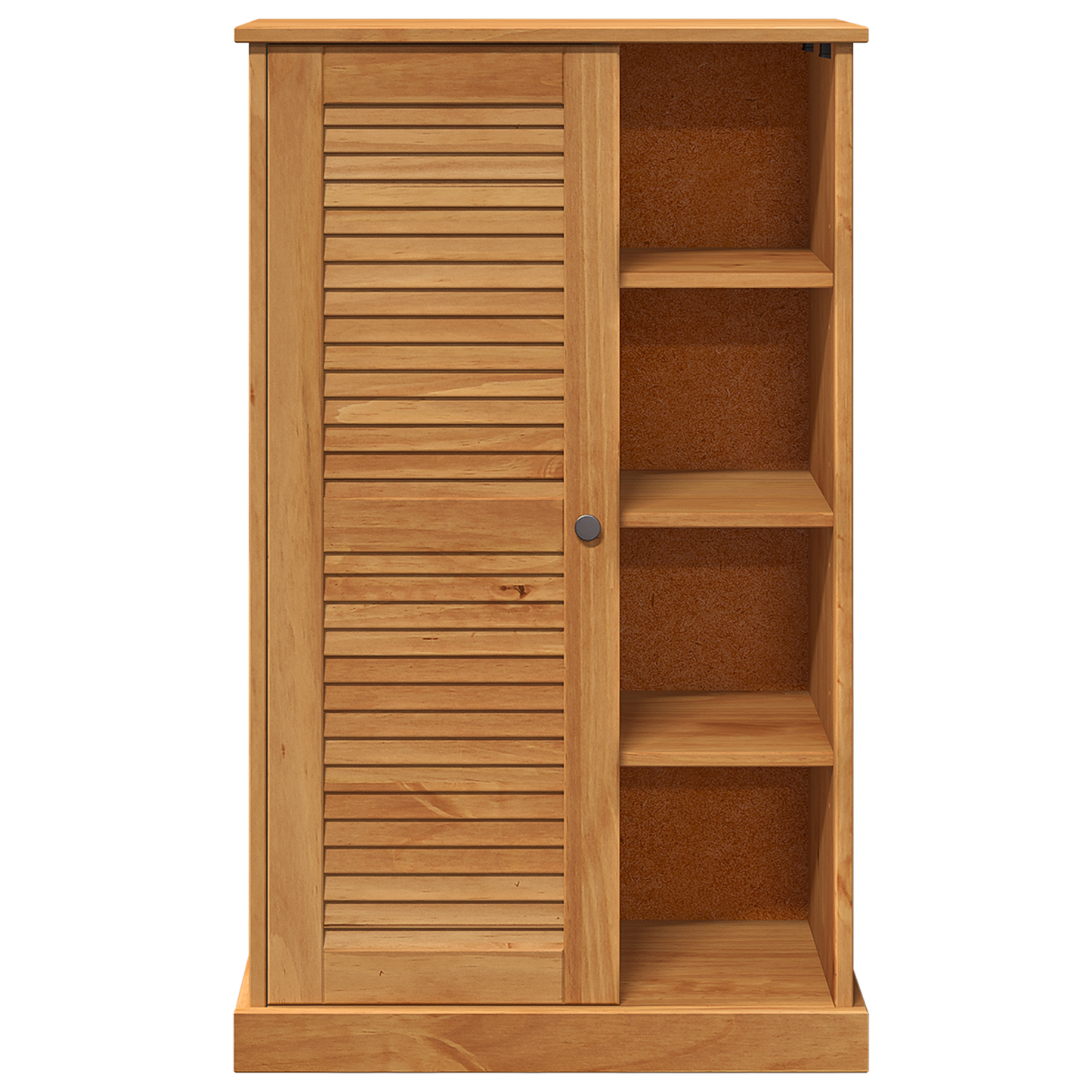 Baderomsskap honningbrun 68 x 34 x 110 cm Heltre furu