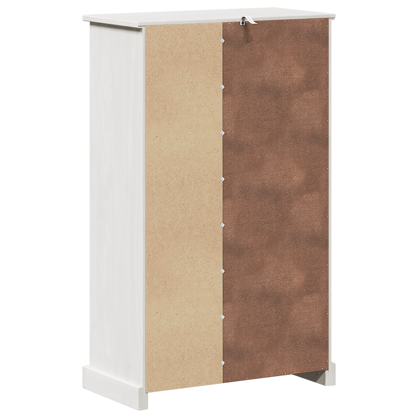 Baderomsskap med lagring Hvit 68 x 34 x 110 cm Heltre furu