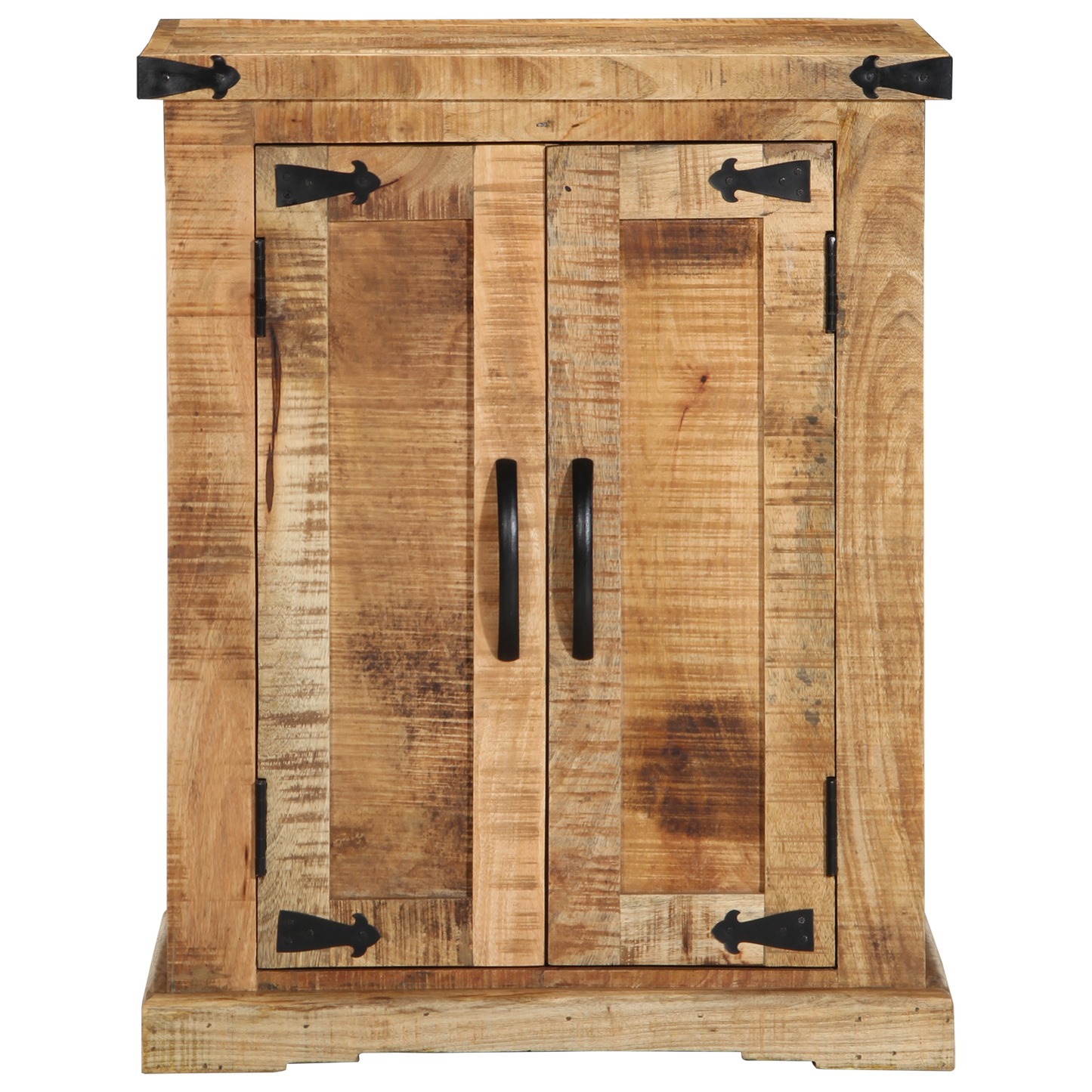 Skap Tre 55x35x70 cm Massivt Tre Grov Mango