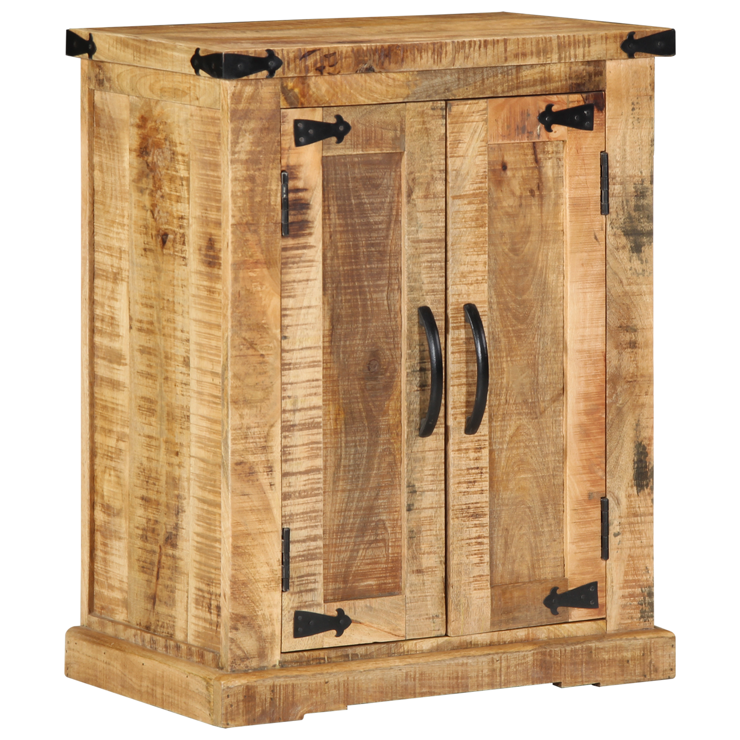 Skap Tre 55x35x70 cm Massivt Tre Grov Mango